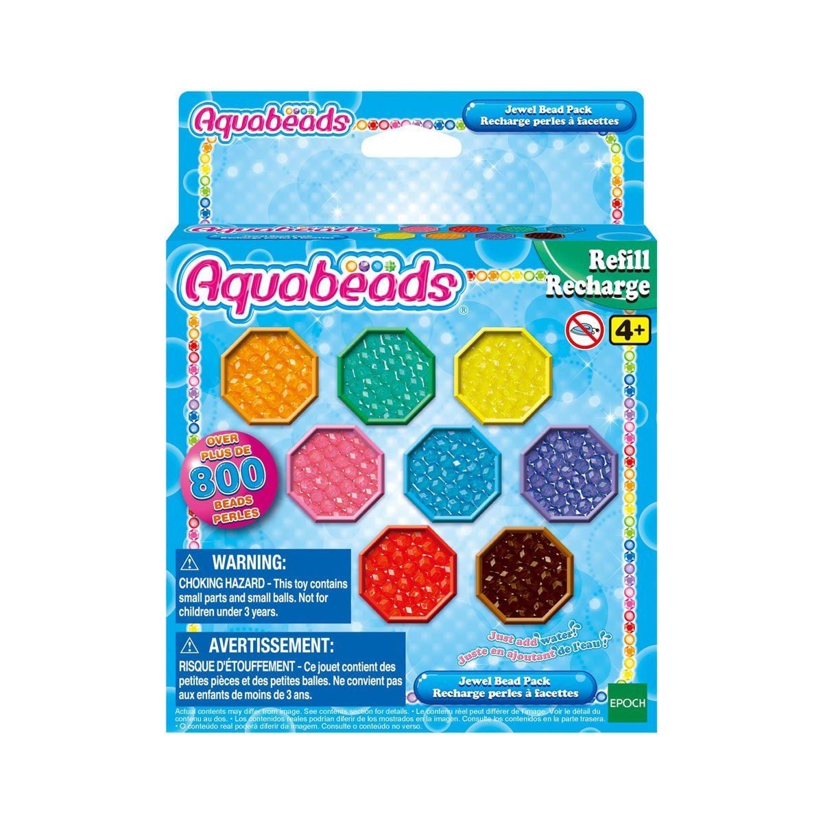 31520 Epoch Aquabeads Kristal Boncuk Paketi- Yedek Paket, 800 Parça +4 Yaş