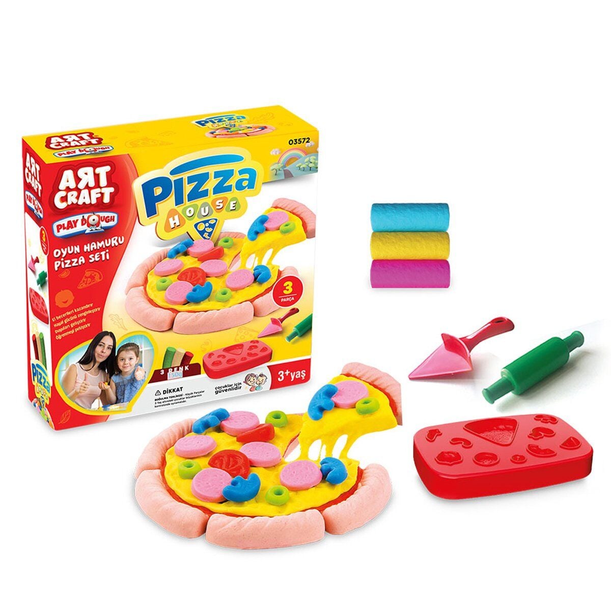 03572 Pi̇zza Seti̇ Oyun Hamuru150 Gr.