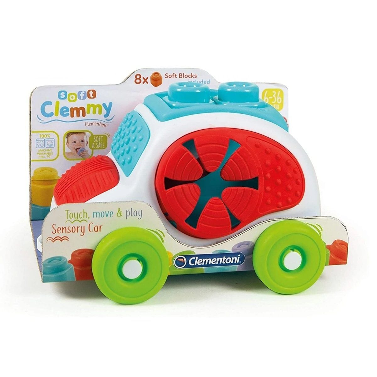 17315 Soft Clemmy- Yumuşak Blok Duyusal Araba 6-36 Ay
