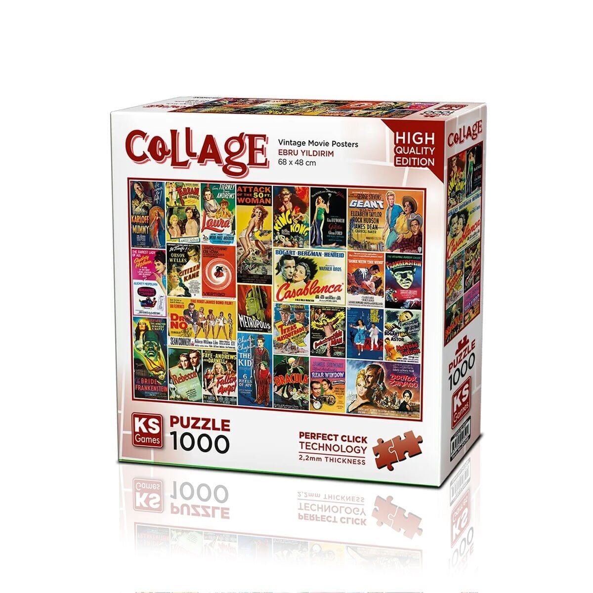20759 Puzle 1000 Vi̇ntage Movi̇e Posters