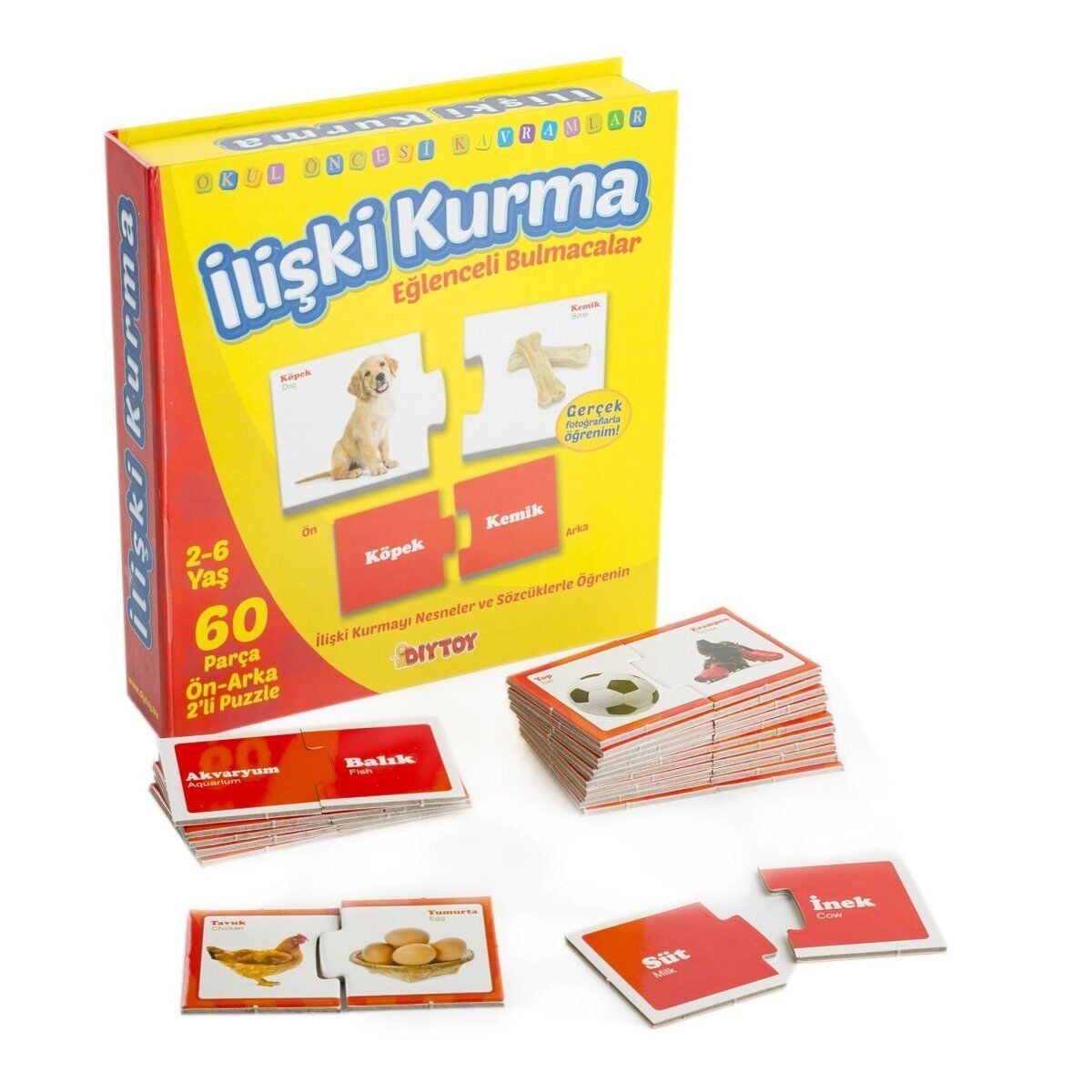 1437 Dıytoy, Eğlenceli Bulmacalar- İlişki Kurma / 2-6 Yaş