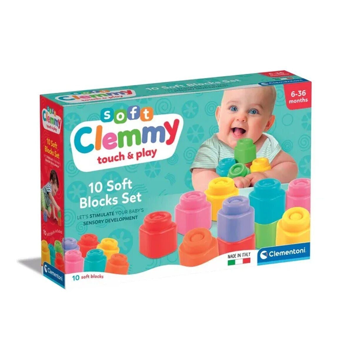 17988 Soft Clemmy- Yumuşak Blok Oyun Seti- 10 Parça