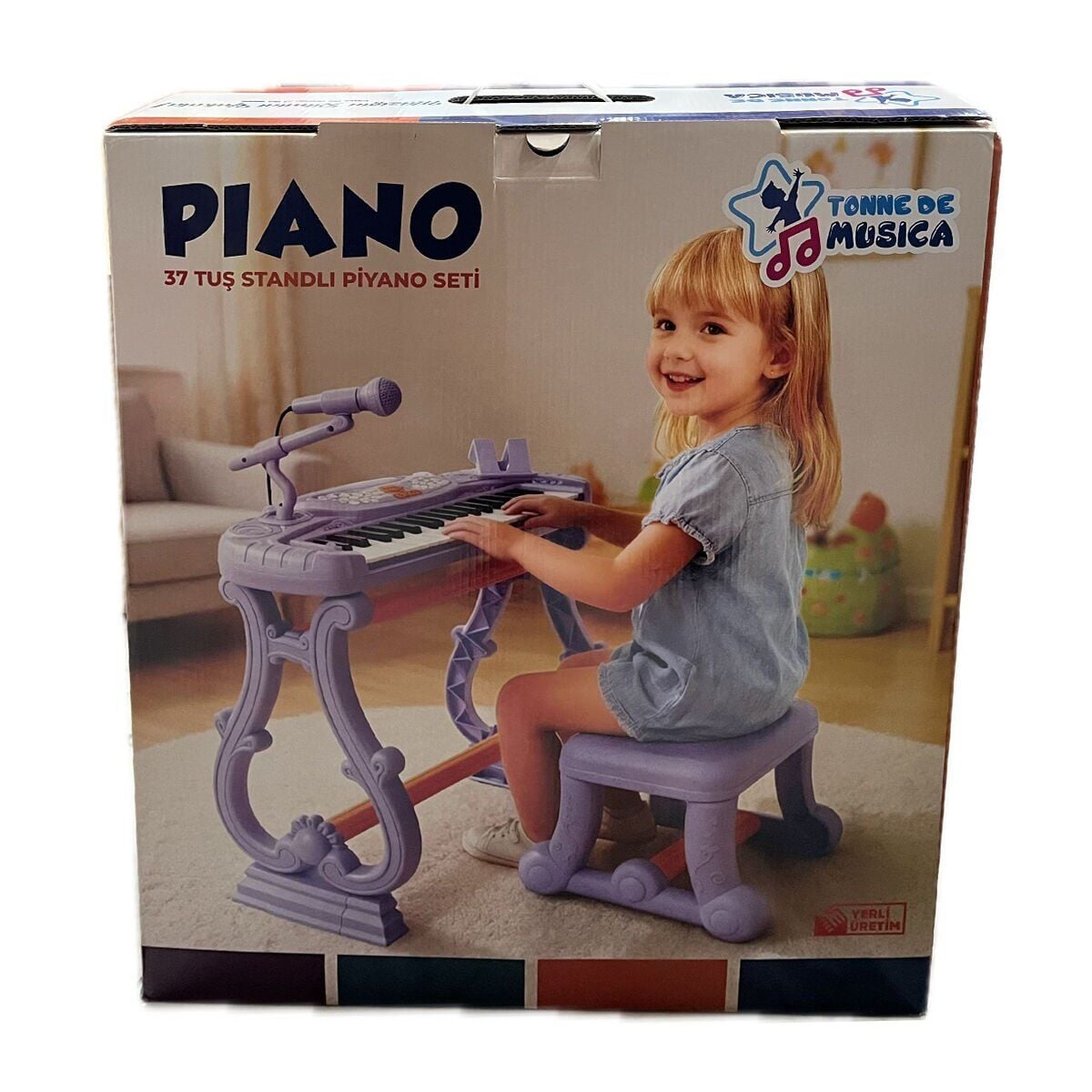 Urt033-003 Ayakli 37 Tuş Pi̇ano Org- Li̇la