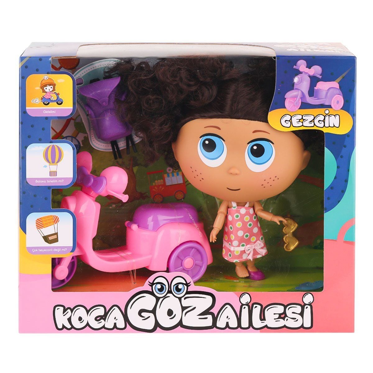 Bld298 Koca Göz Ailesi Motorcu Gezgin-Birliktoys
