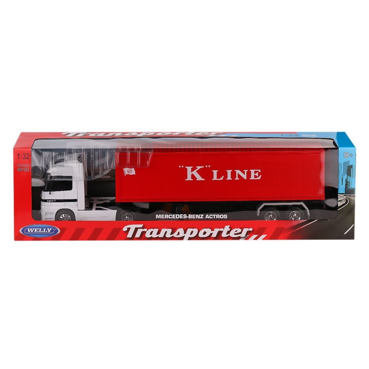 32281Kw Welly Mercedes Benz Tır 1:32-Karsan Oyuncak