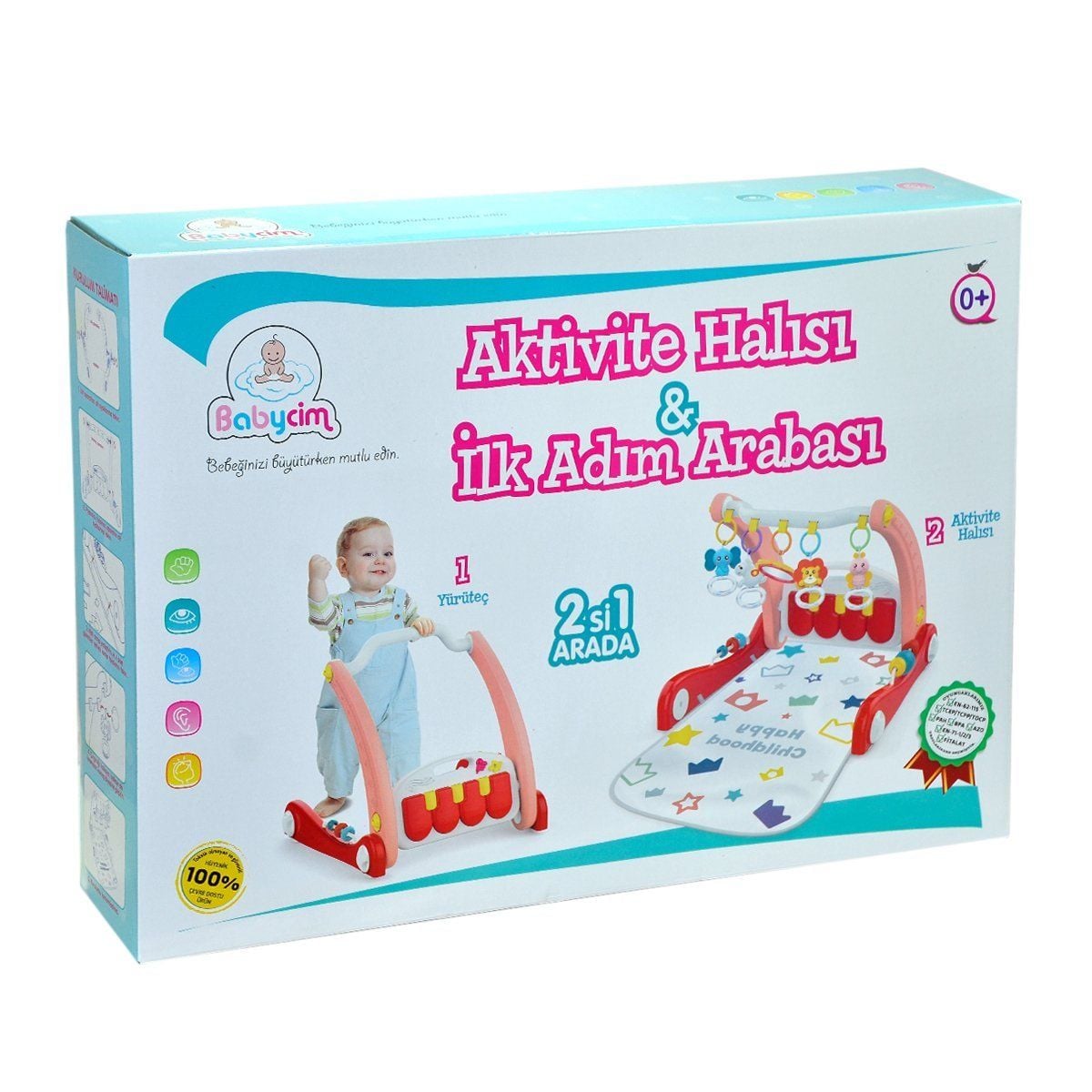 E0634 Akti̇vi̇te Halisi İlk Adim Arabasi Pembe