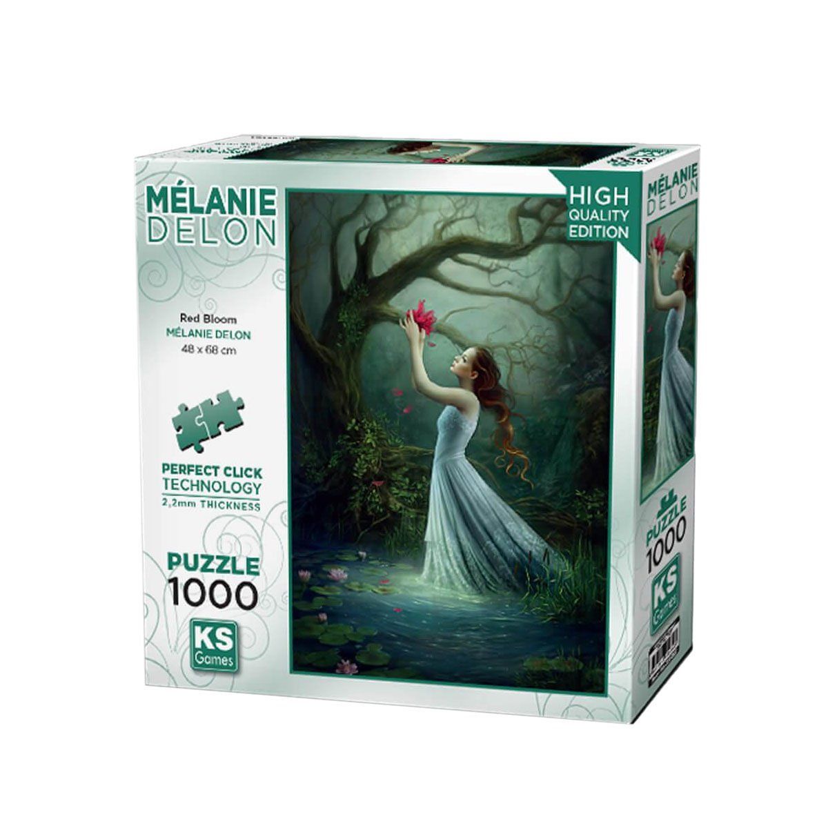 20682 Red Bloom 1000 Parça Puzzle-Ks Puzzle
