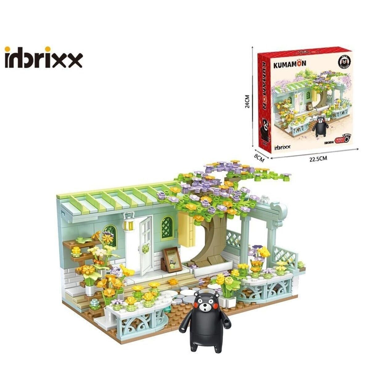 P880014 Panlos Çi̇çekçi̇ Dükkani 472 Parça Block Oyuncak