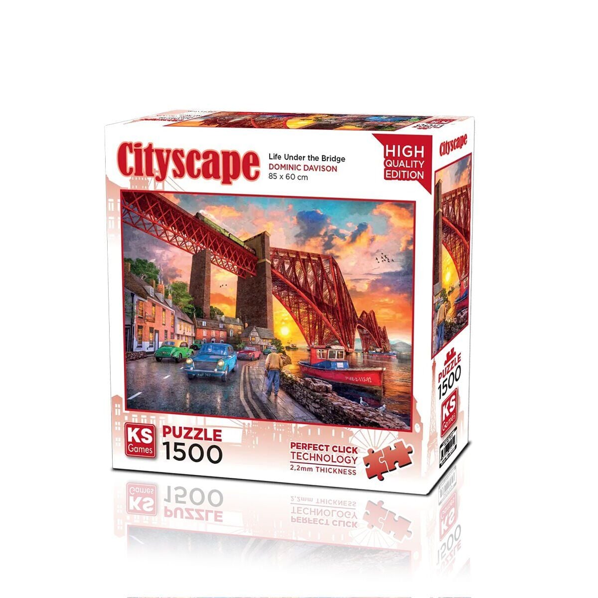 22039 Puzzle 1500 Forth Bri̇dge At Sunset Li̇fe Under The Bri̇dge