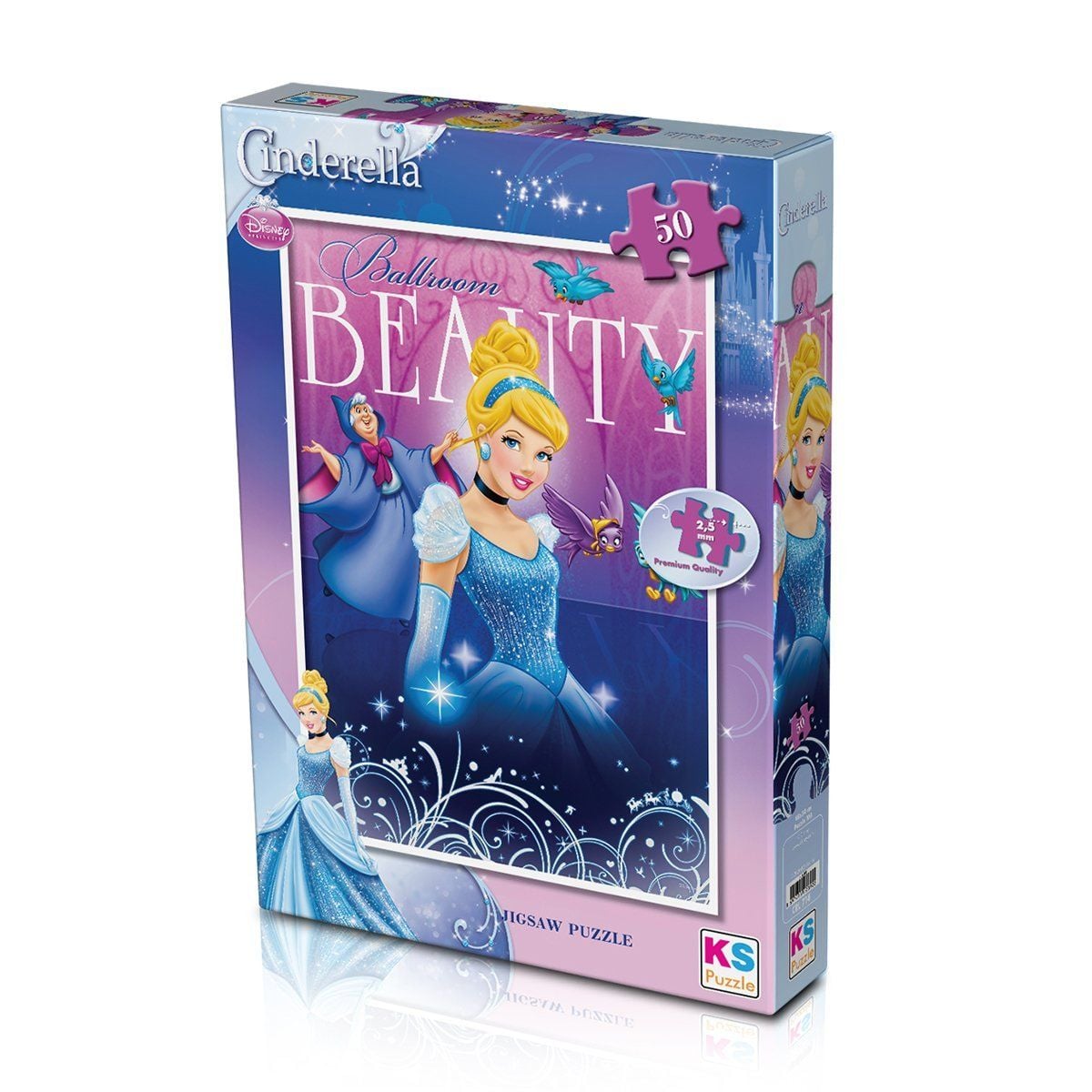 Crl709 Ks, Cinderella 50 Parça Çocuk Puzzle
