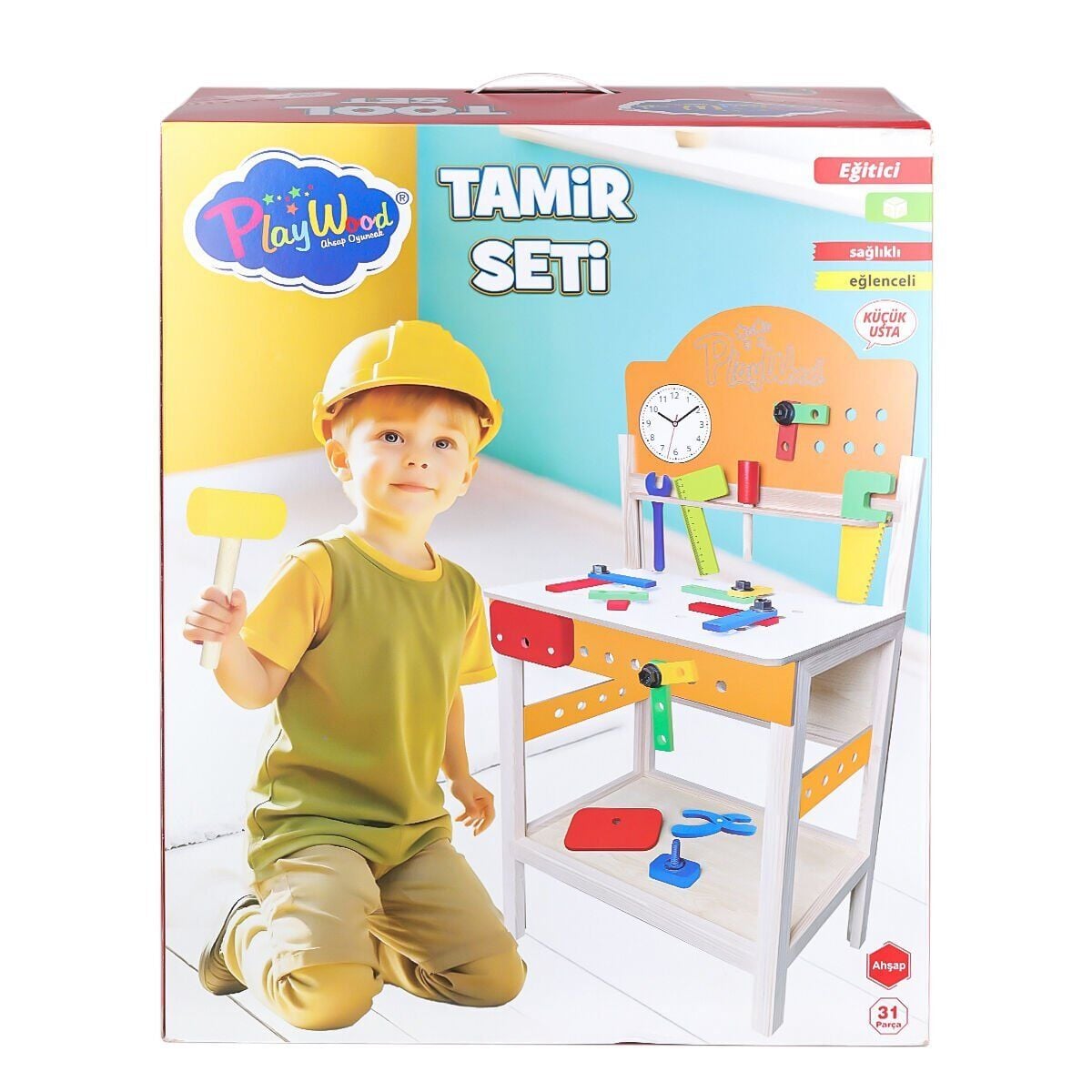 Ony-412 Ahşap Tamir Seti-Onyıl Oyuncak