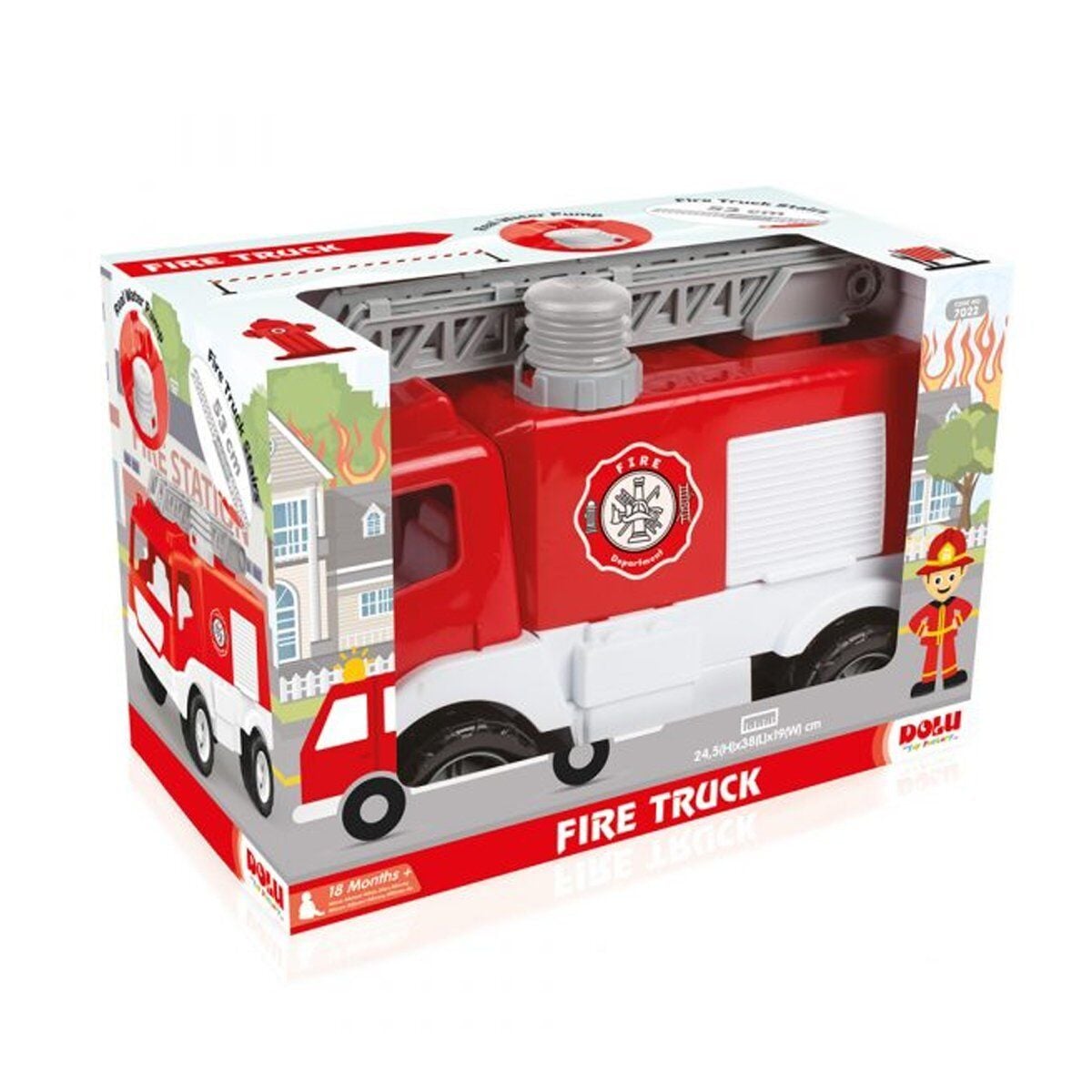 7022 İtfai̇ye Kamyonu Penceli̇ Kutuda 38 Cm