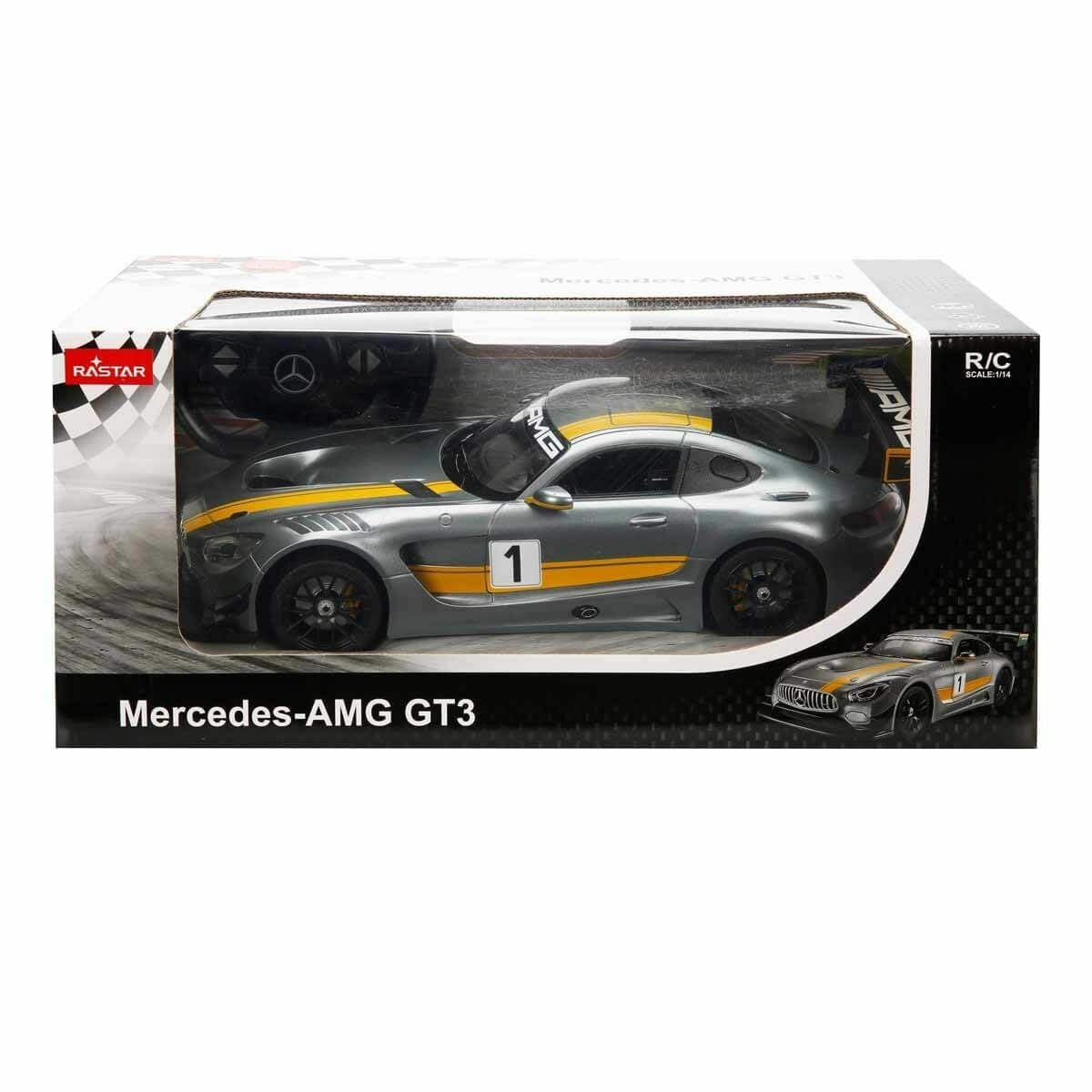 74100 Mercedes Amg Gt3 2.4Ghz Işıklı Gri- Sunman