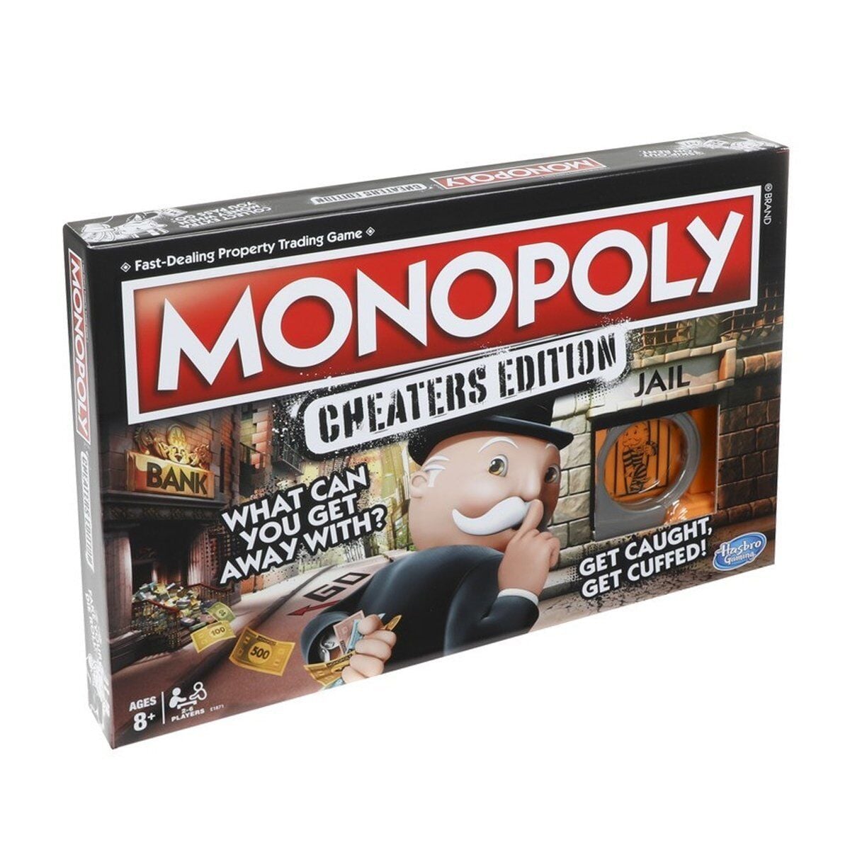 E1871 Hasbro Gaming- Monopoly Cheaters Edition +8 Yaş