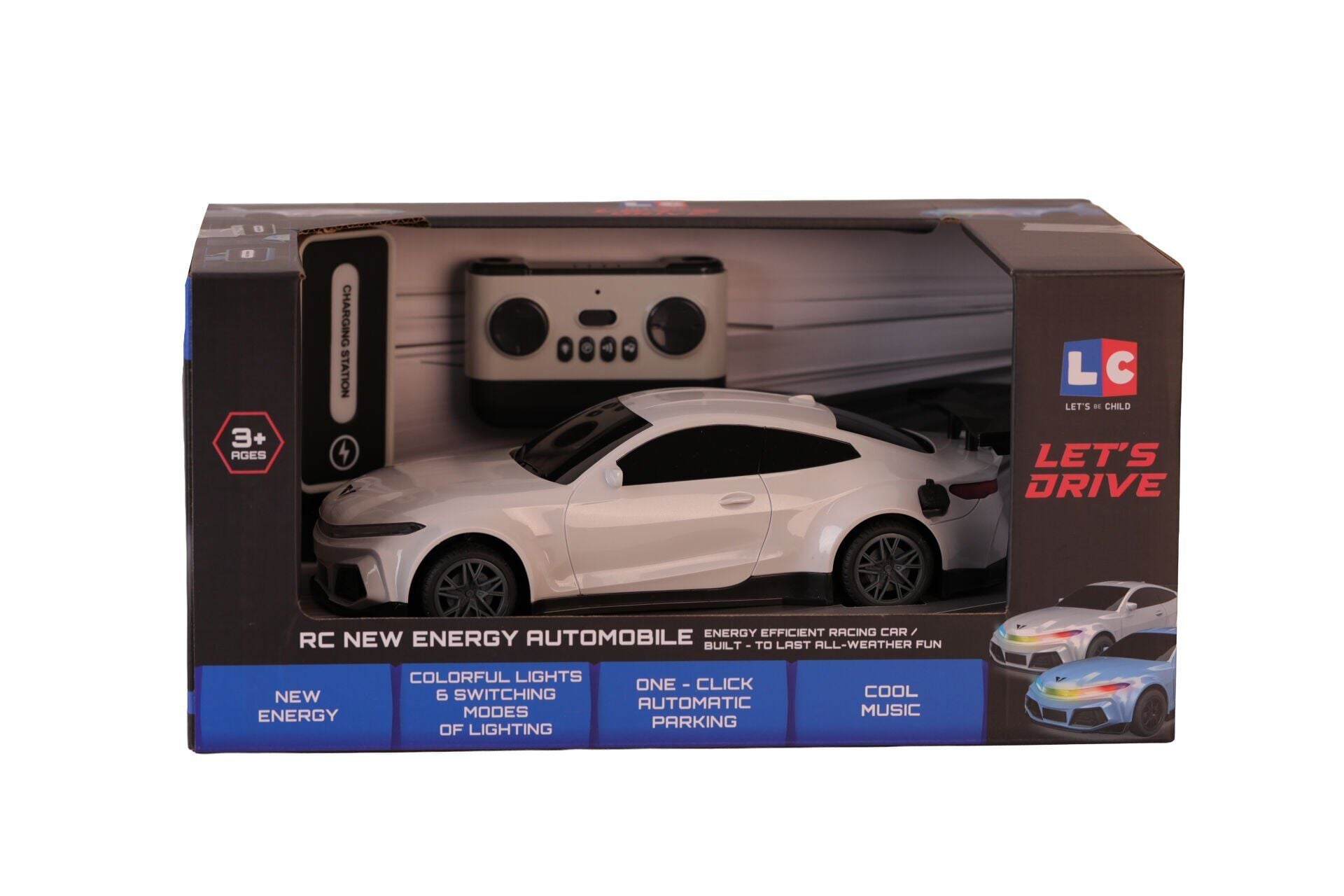 Lc-31212 Lets Ri̇de Uk 1 16 Renkli̇ Işikli Araba Şarj İstasyonlu