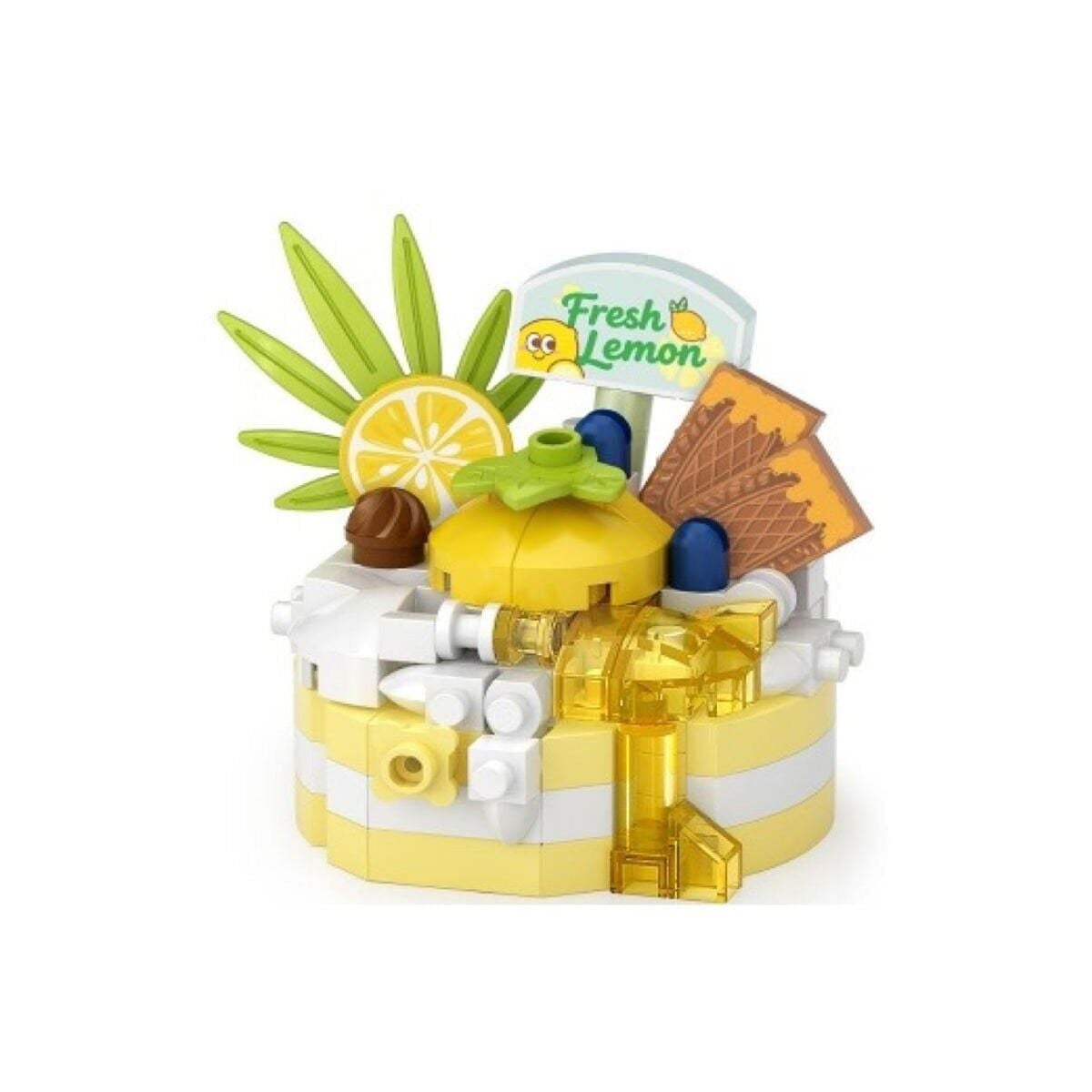Lz-8643 Loz Li̇monlu Pasta 160 Parça Block Oyuncak-Mi̇ni̇ Poşet