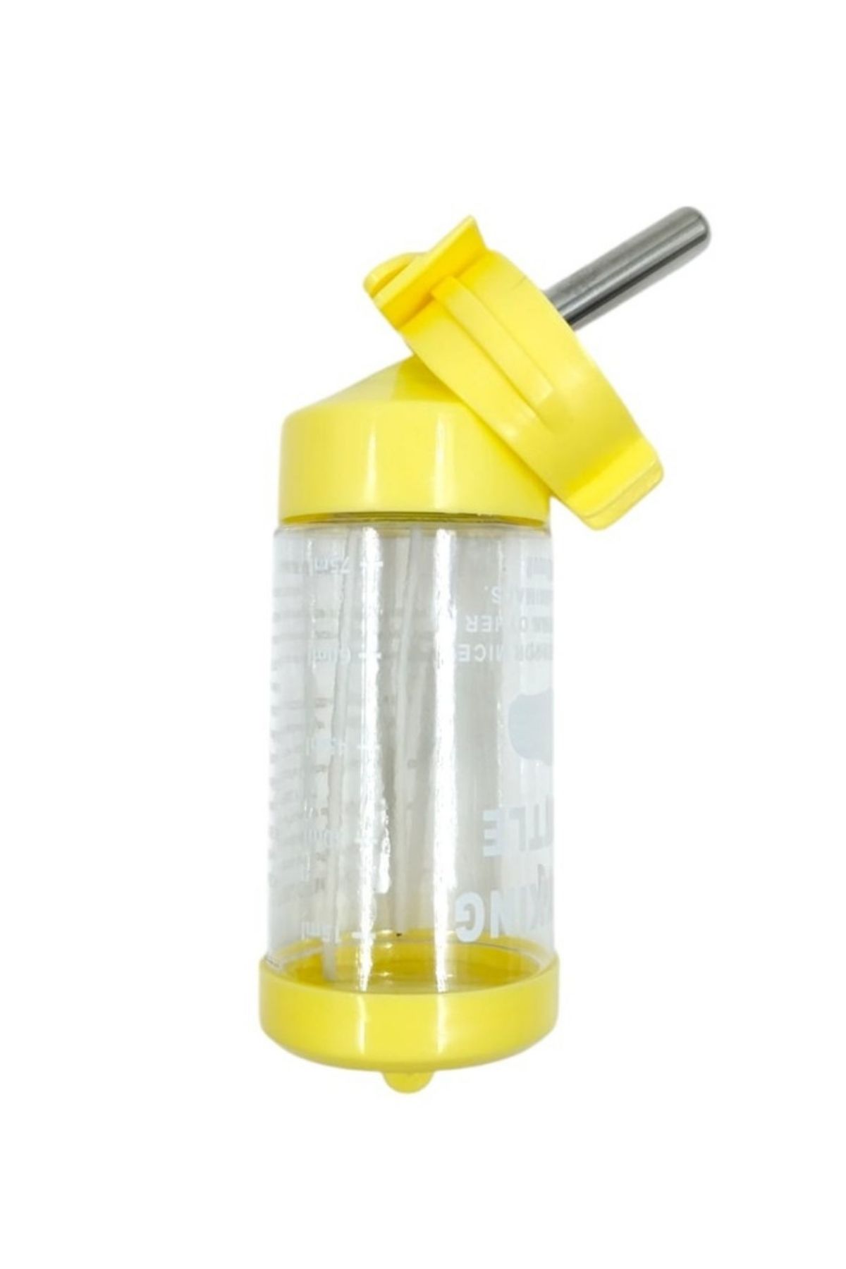 Damlatmayan Hamster Ve Tavşan Suluğu 80 Ml Sarı