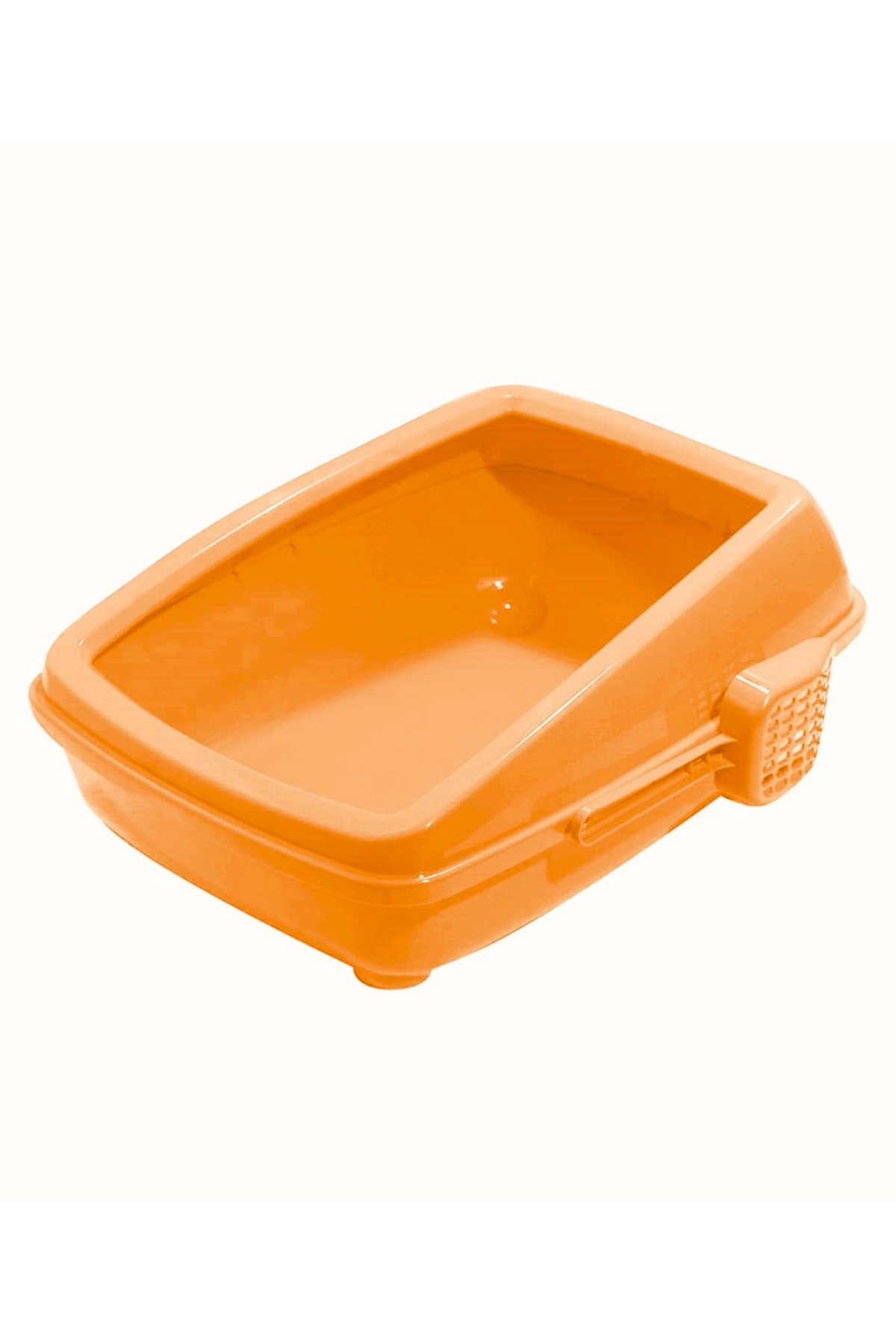 Açık Kedi Tuvalet Kum Kabı Turuncu 17*37*50 Cm