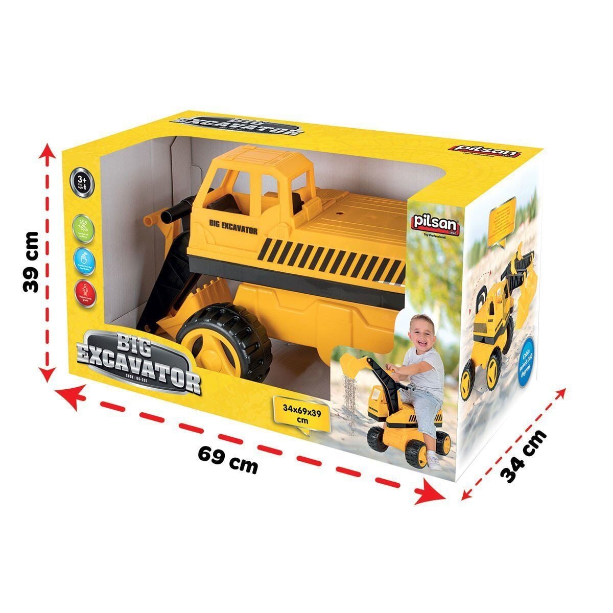 06 207 Big Excavator- Oyuncak