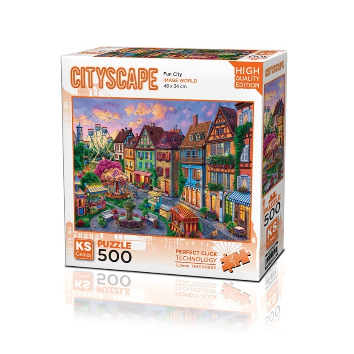 20047 Fun City 500 Parça Puzzle-Ks