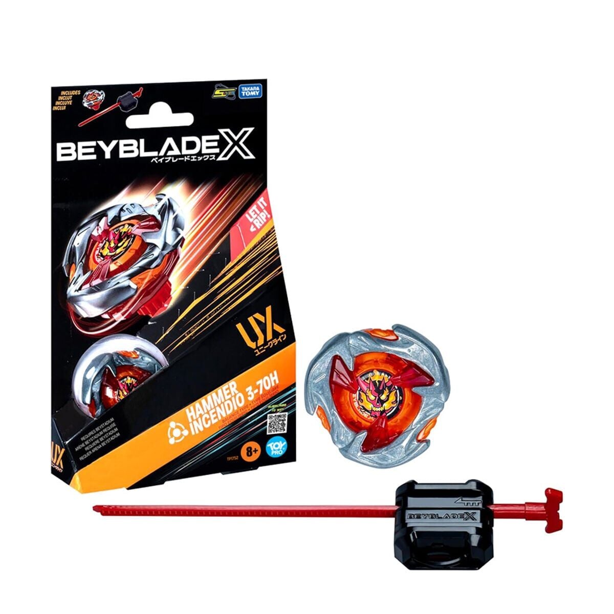Bey21000 Beyblade Tekli Set Ux Incendio 3-70H-Tp1752