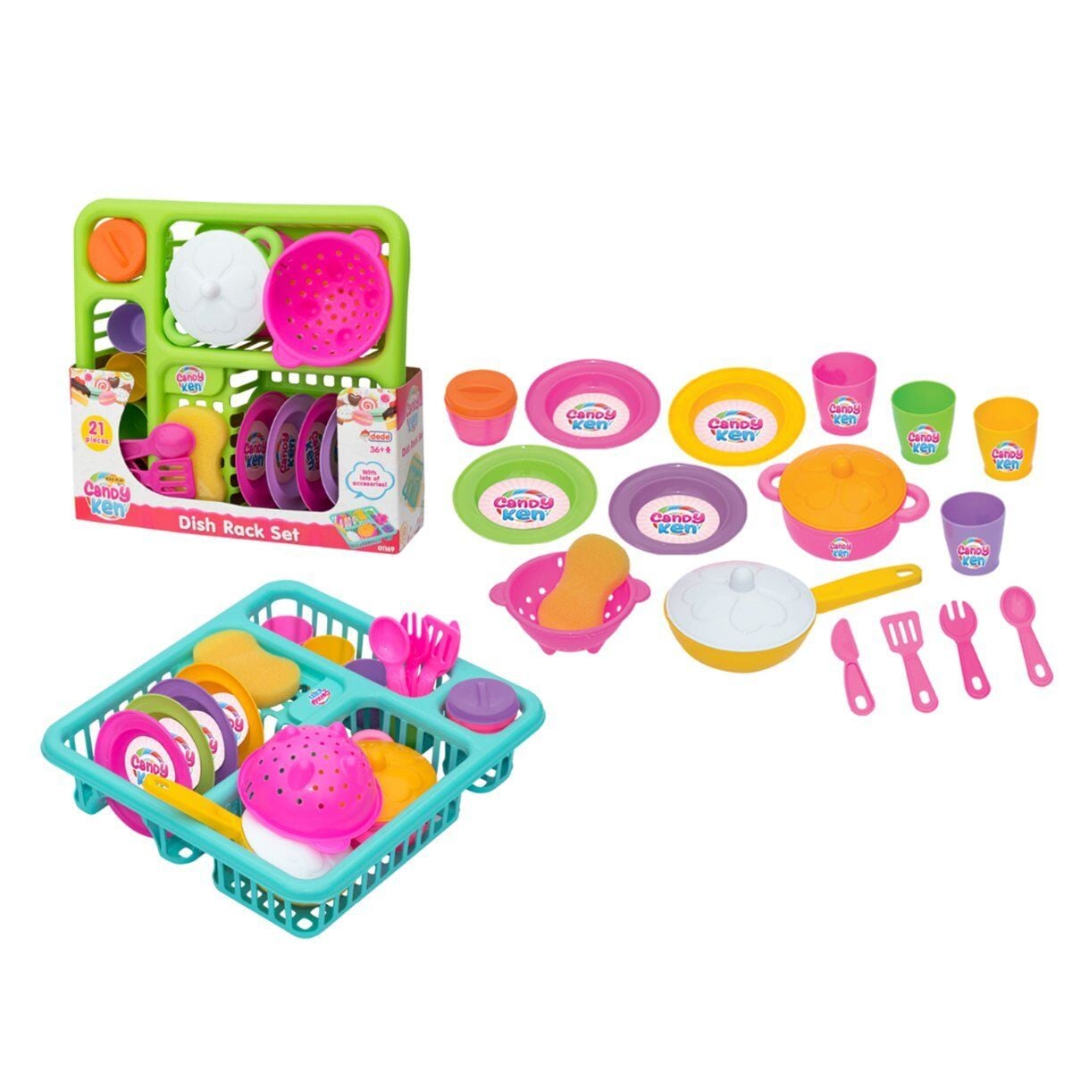 01169 Candy Bulaşık Seti-Dede