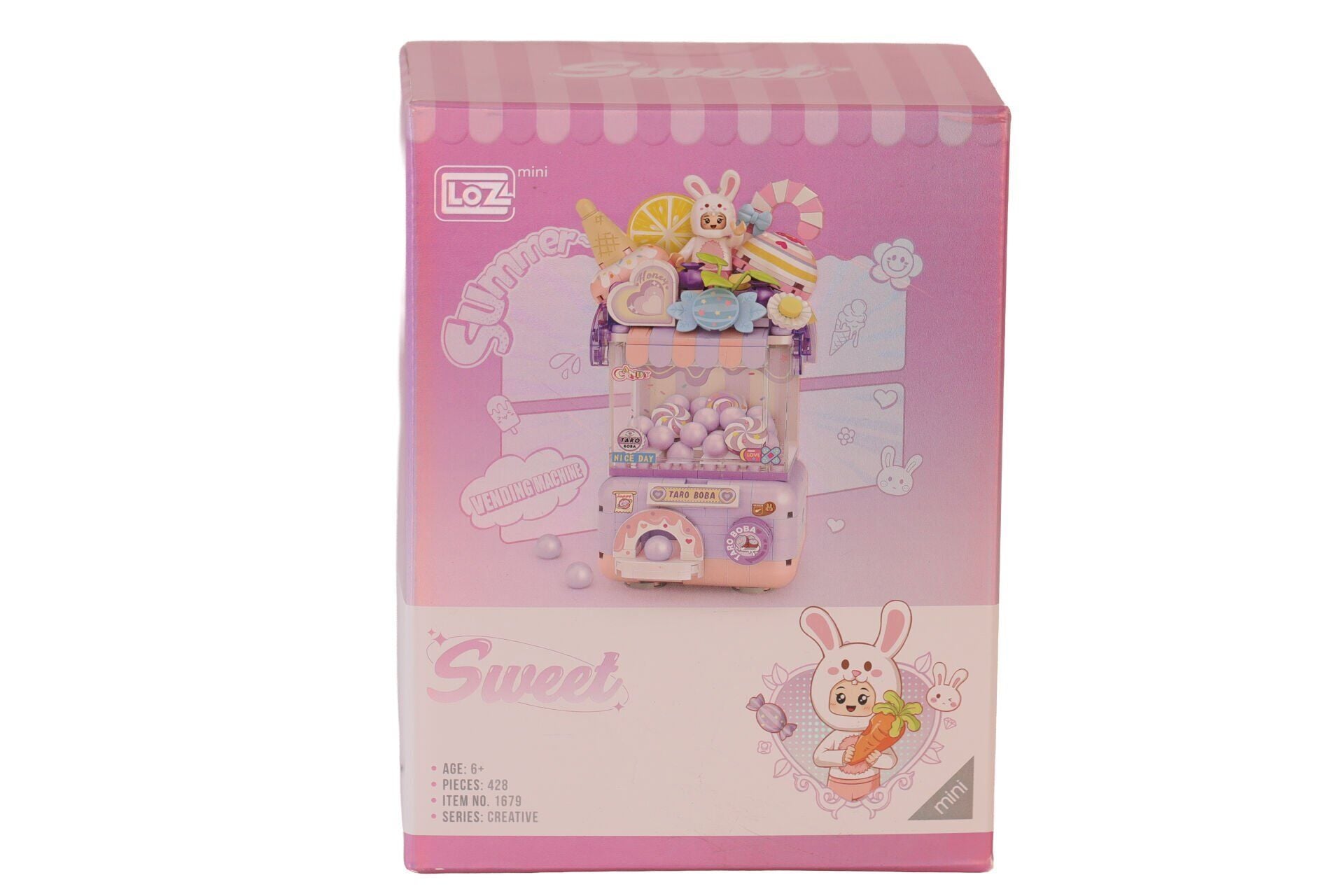 Lz1679 Loz Sevimli Gashapon Makineleri Mor Block Oyuncak 428 Prç