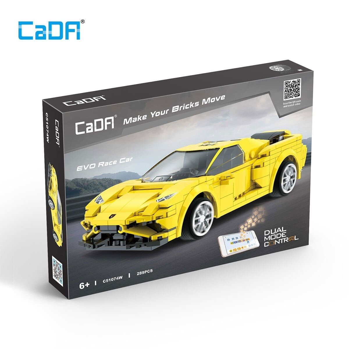 C51074W Cada Evo Race Car Blok Seti 289 Parça-Vagon Life