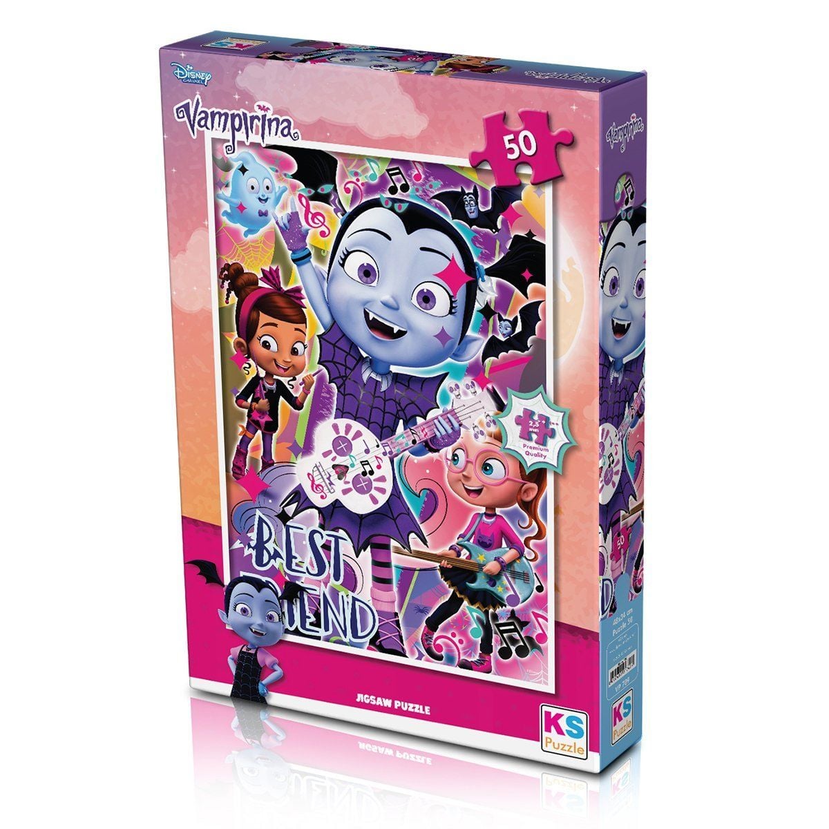 Vp709 Vampirina 50 Parça Çocuk Puzzle-Ks Puzzle