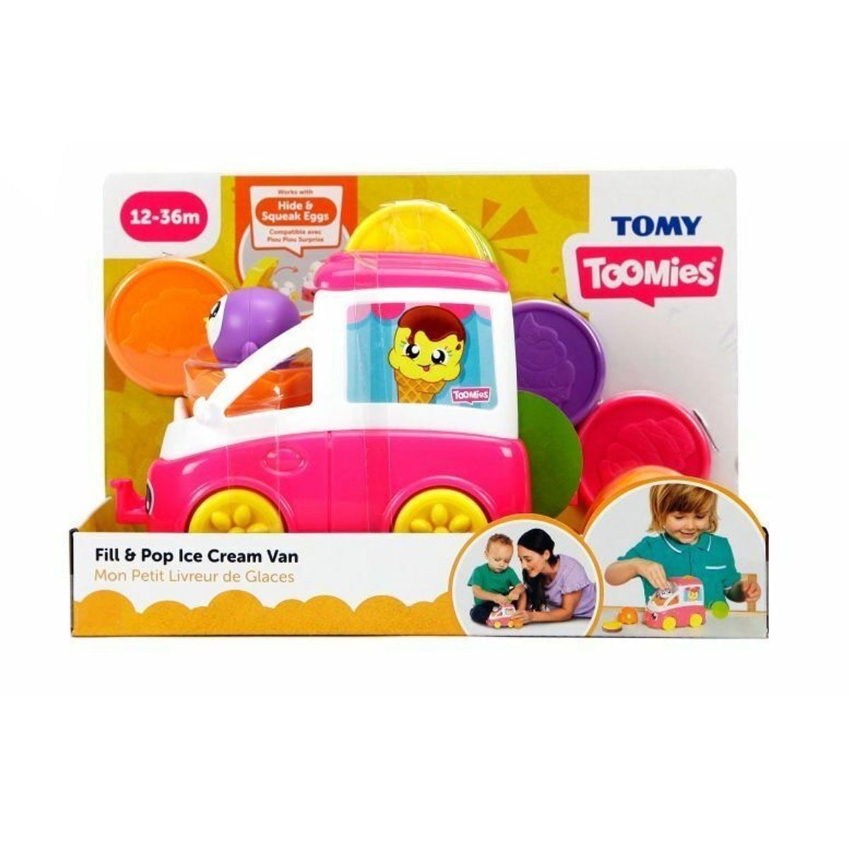 73095 Tomy- Yumurta Kamyonu (2 Asorti) 12-36 Ay