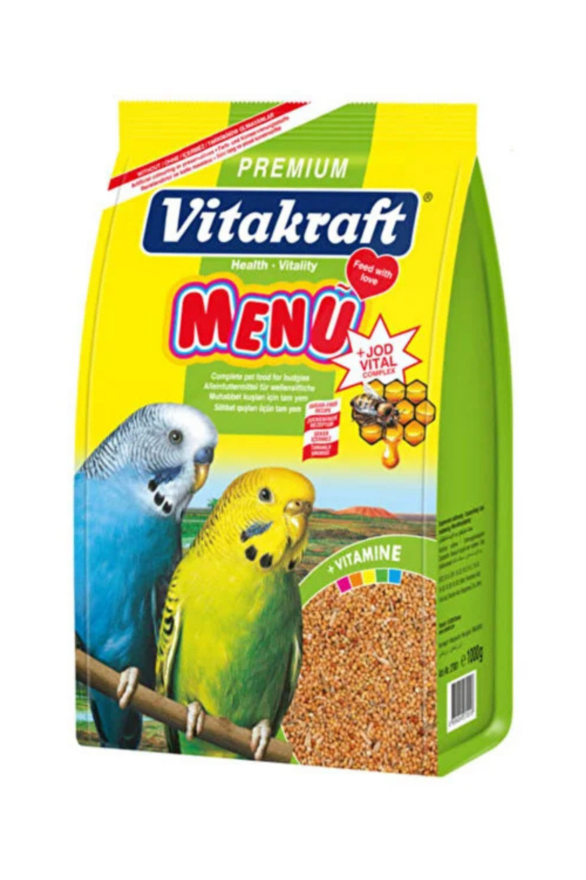 Menü Ballı Muhabbet Kuşu Yemi 1 Kg
