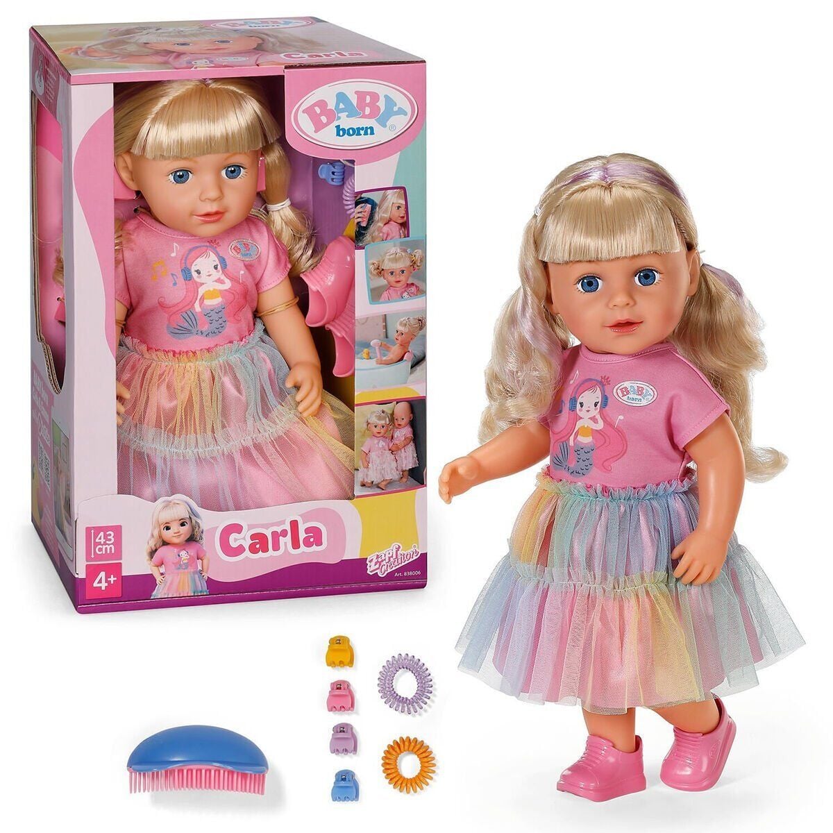 838006 Baby Born Kız Kardeş Bebek Carla 43 Cm