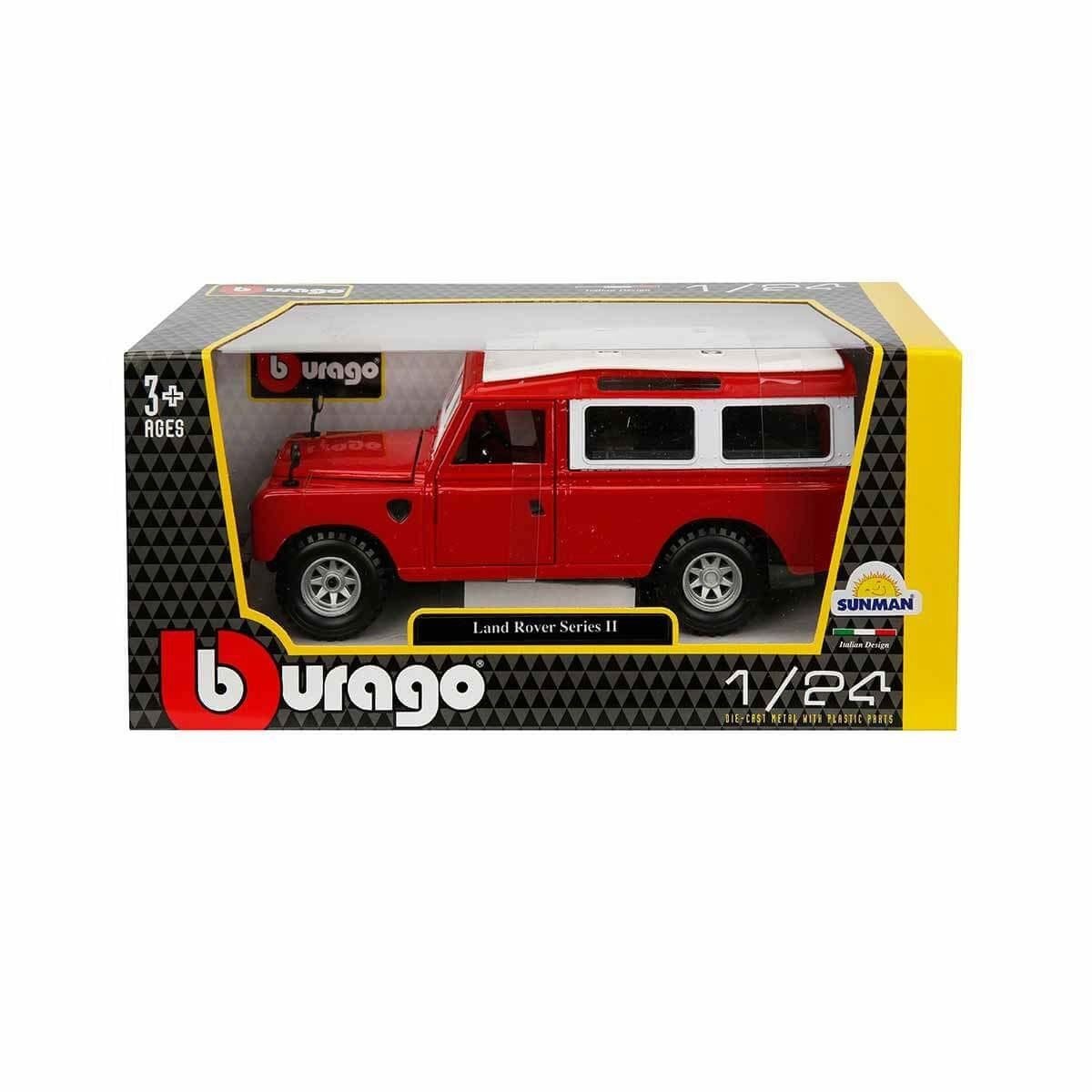 22063 Land Rover Series Ii Model Araba 1:24 Kırmızı-Sunman