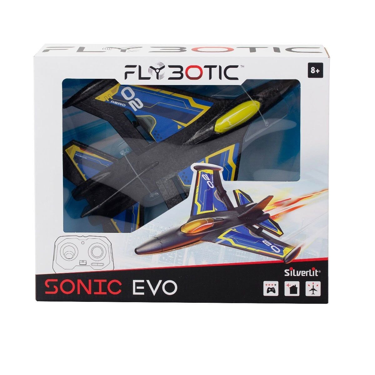 Sil 85741 Silverlit Sonic Evo Kumandalı Uçak -Necotoys