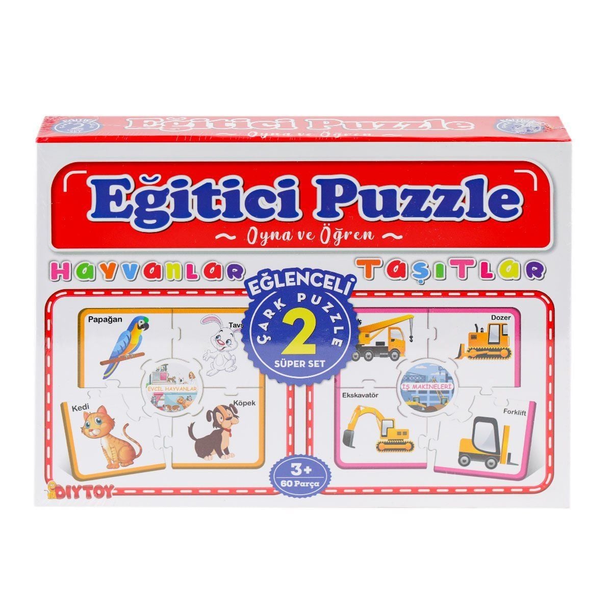 7196 Çark Puzzle Hayvanlar