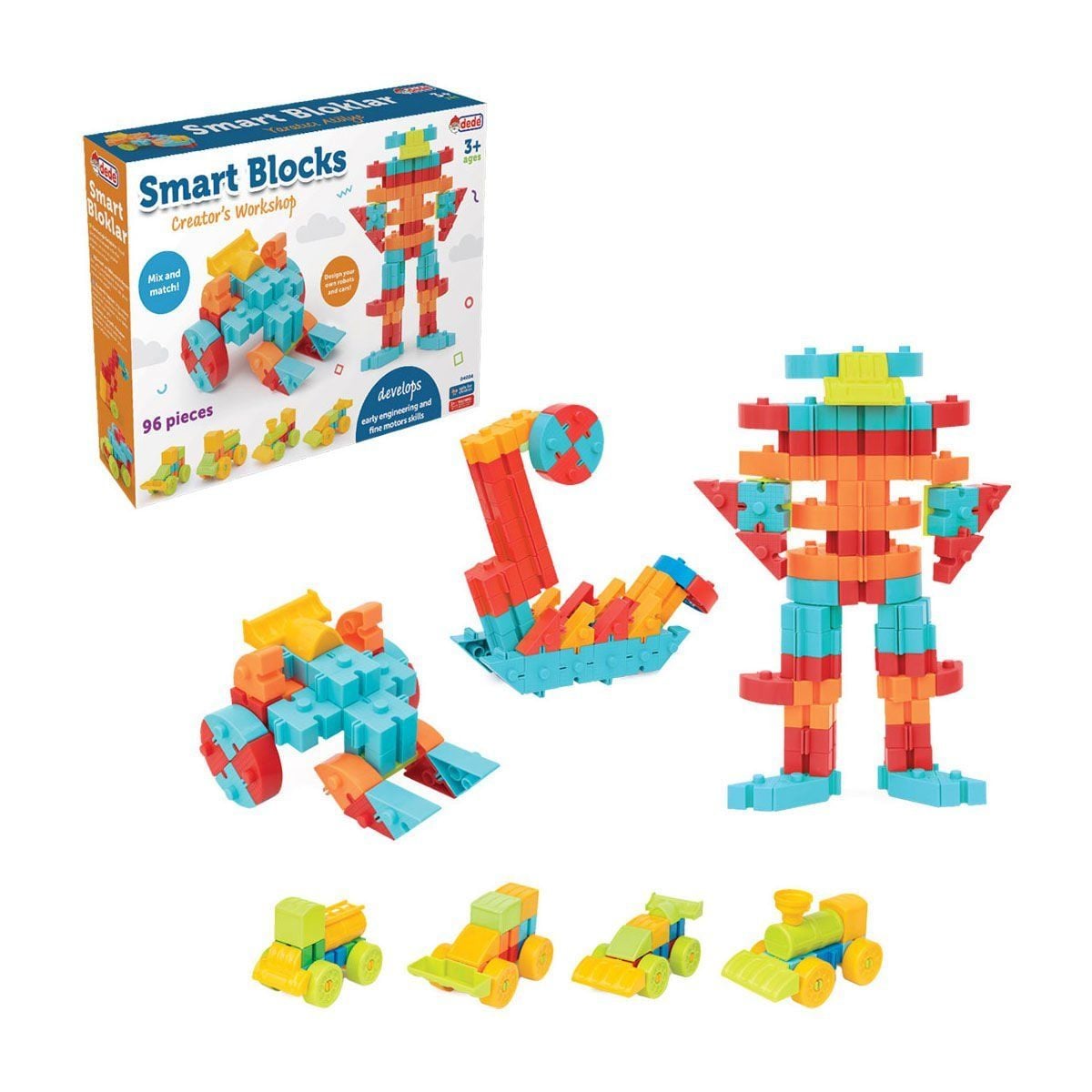 04034 Smart Blok Seti 96 Parça-Dede
