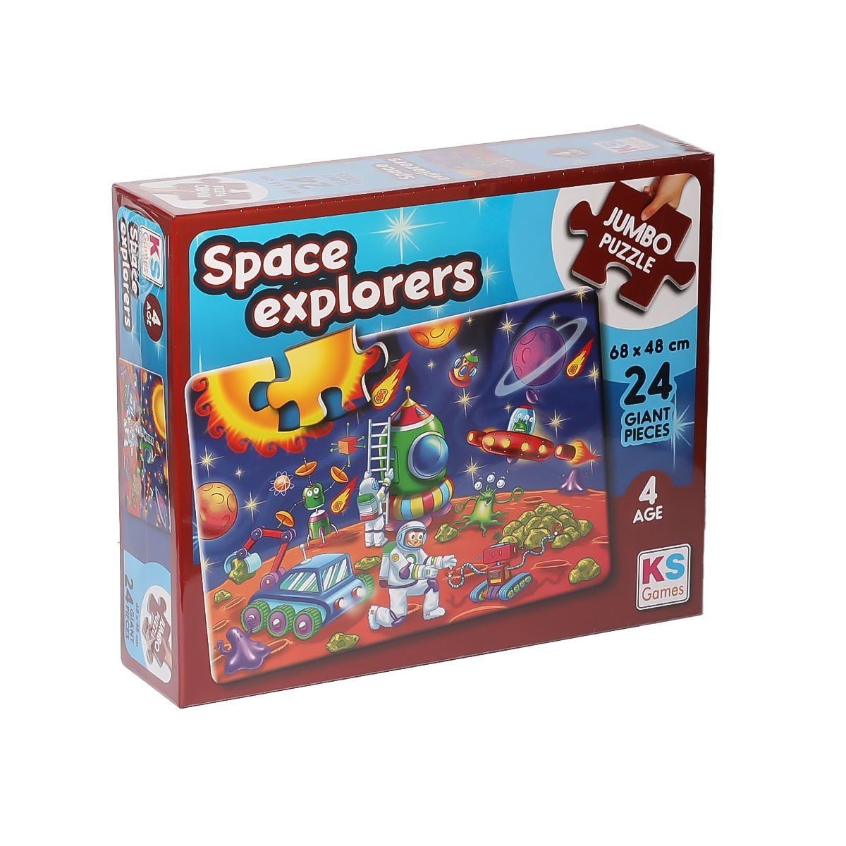 Jp 31011 Space Explorers Jumbo Puzzle 24 Parça-Kspuzzle
