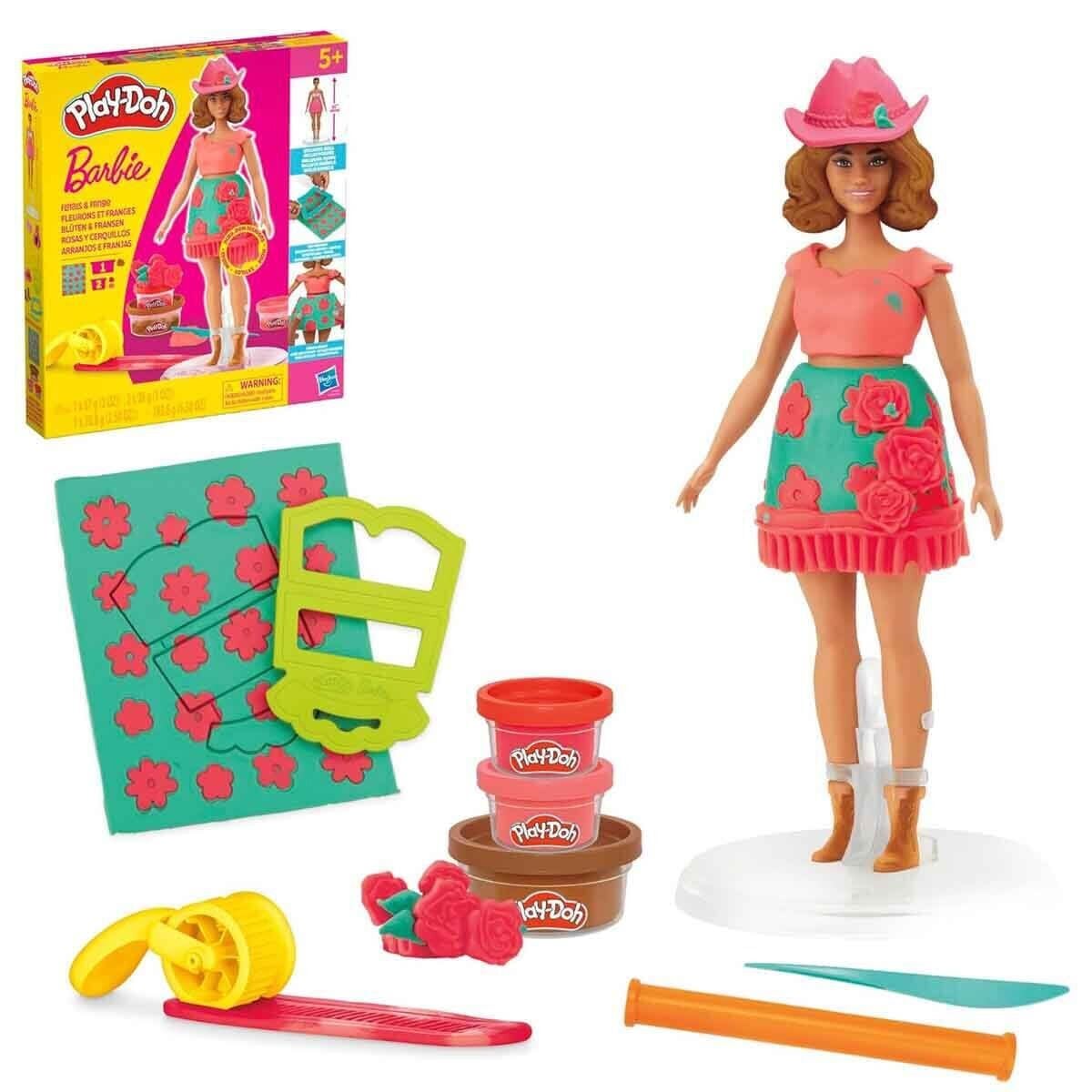 G1360 Play-Doh Çiçek Desenleri Ve Püsküller Hamur Oyun Seti +3 Yaş