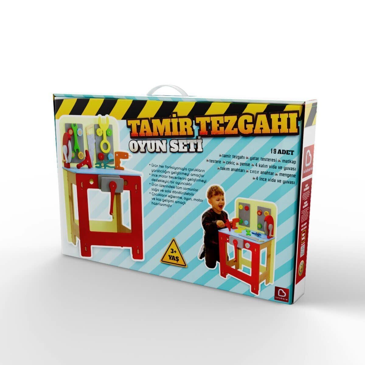 1014 Ahşap Tamirci Tezgahı- Lulubere Oyuncak