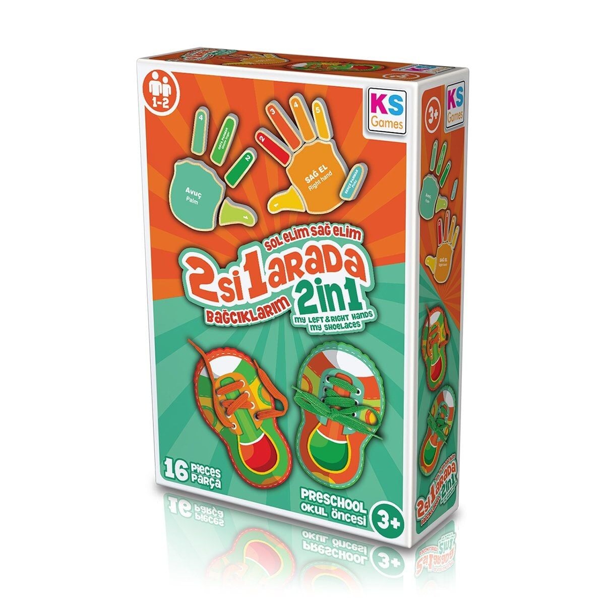 Be233 Ks, Sol Elim Sağ Elim 2Si1 Arada Bağcıklarım / +3 Yaş