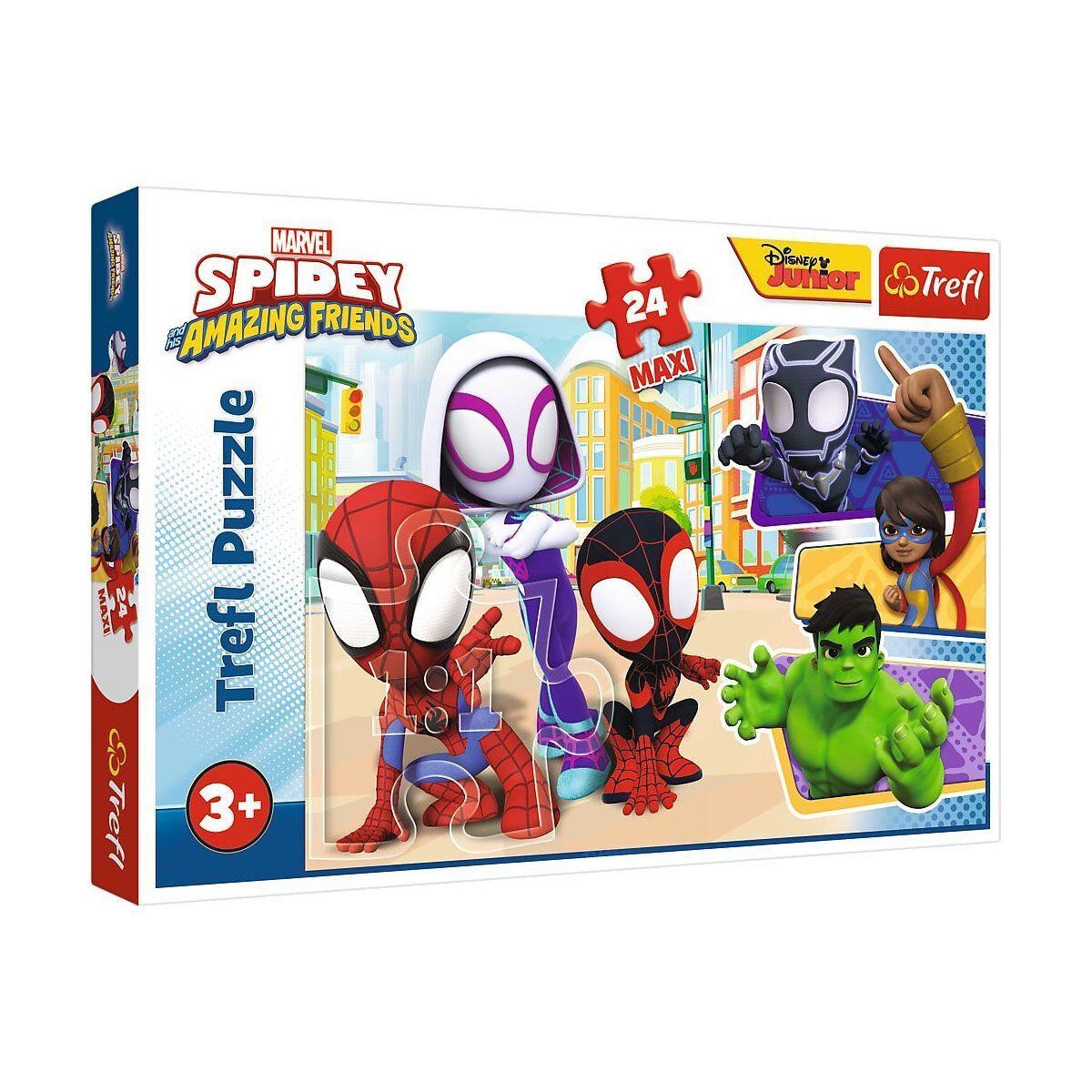 Puzzle-14348 Maxi Spidey And His 24 Parça Çocuk Puzzle-Vardem