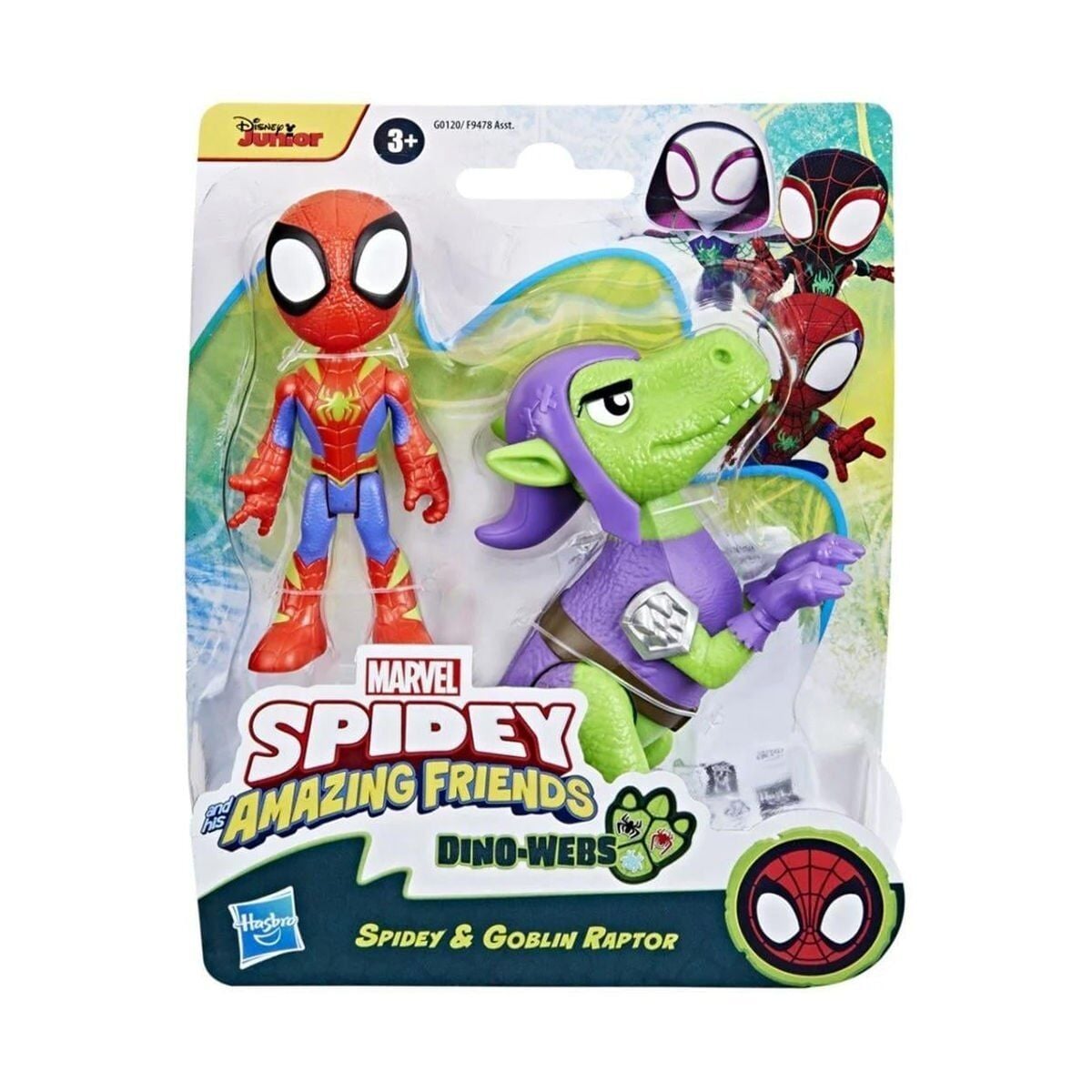 F9478 Spidey Ve İnanılmaz Arkadaşları- Dino Webs Figür