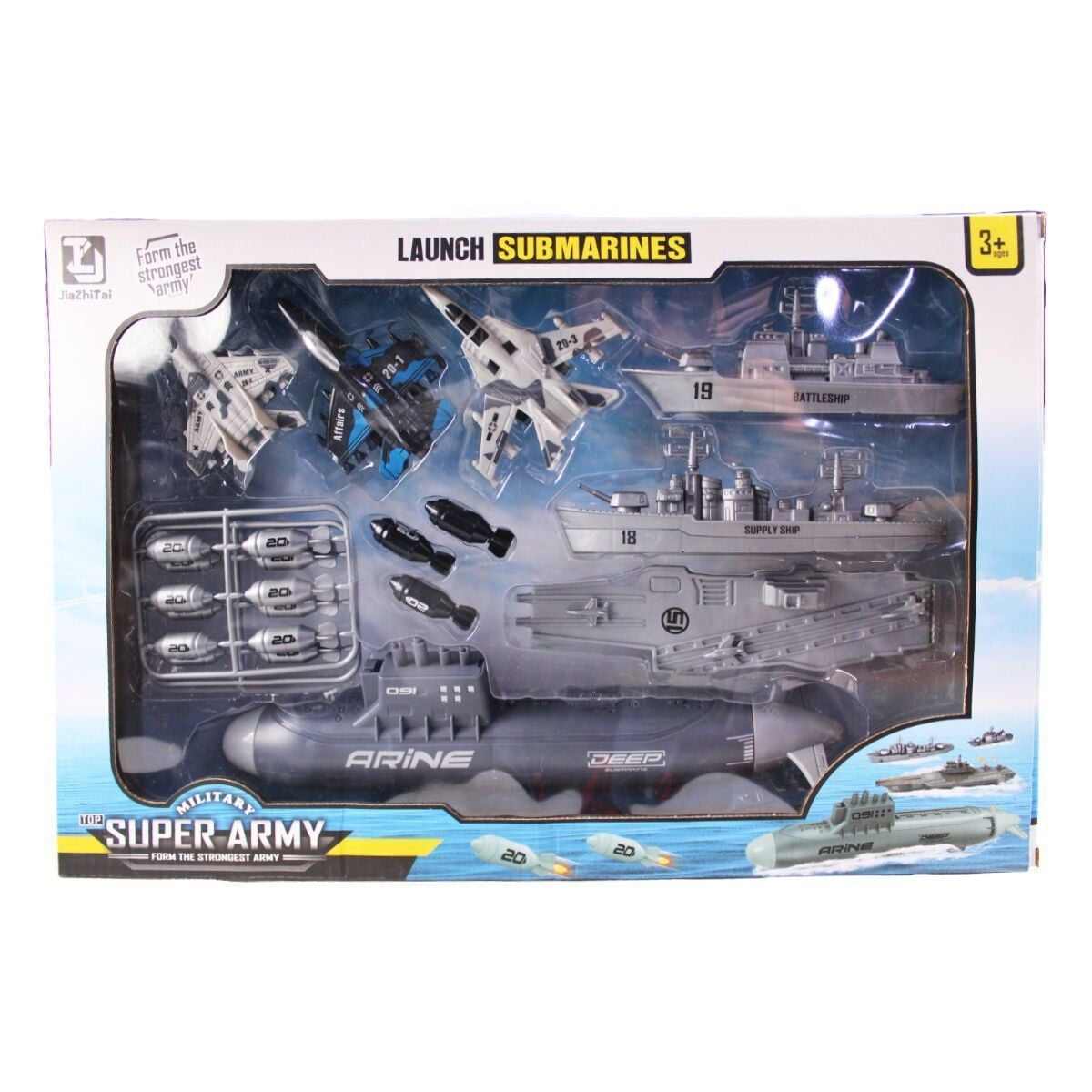 Kzl-T074 Denizaltılı Savaş Oyun Seti-Kızılkaya Oyuncak