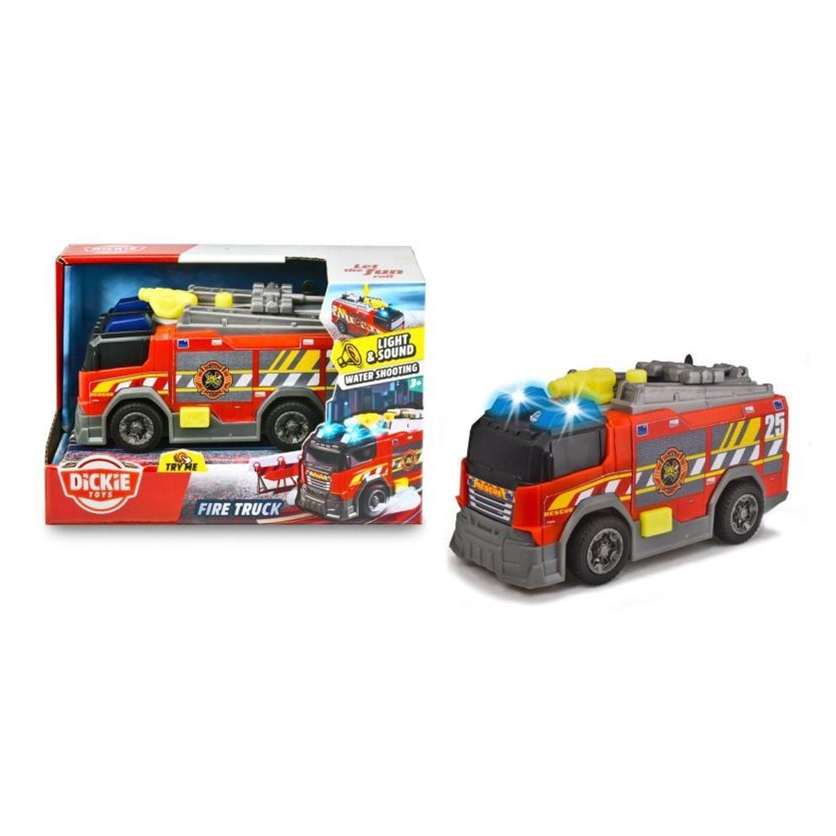 203302028 Dickie, Sesli Ve Işıklı İtfaiye Kamyonu 15 Cm