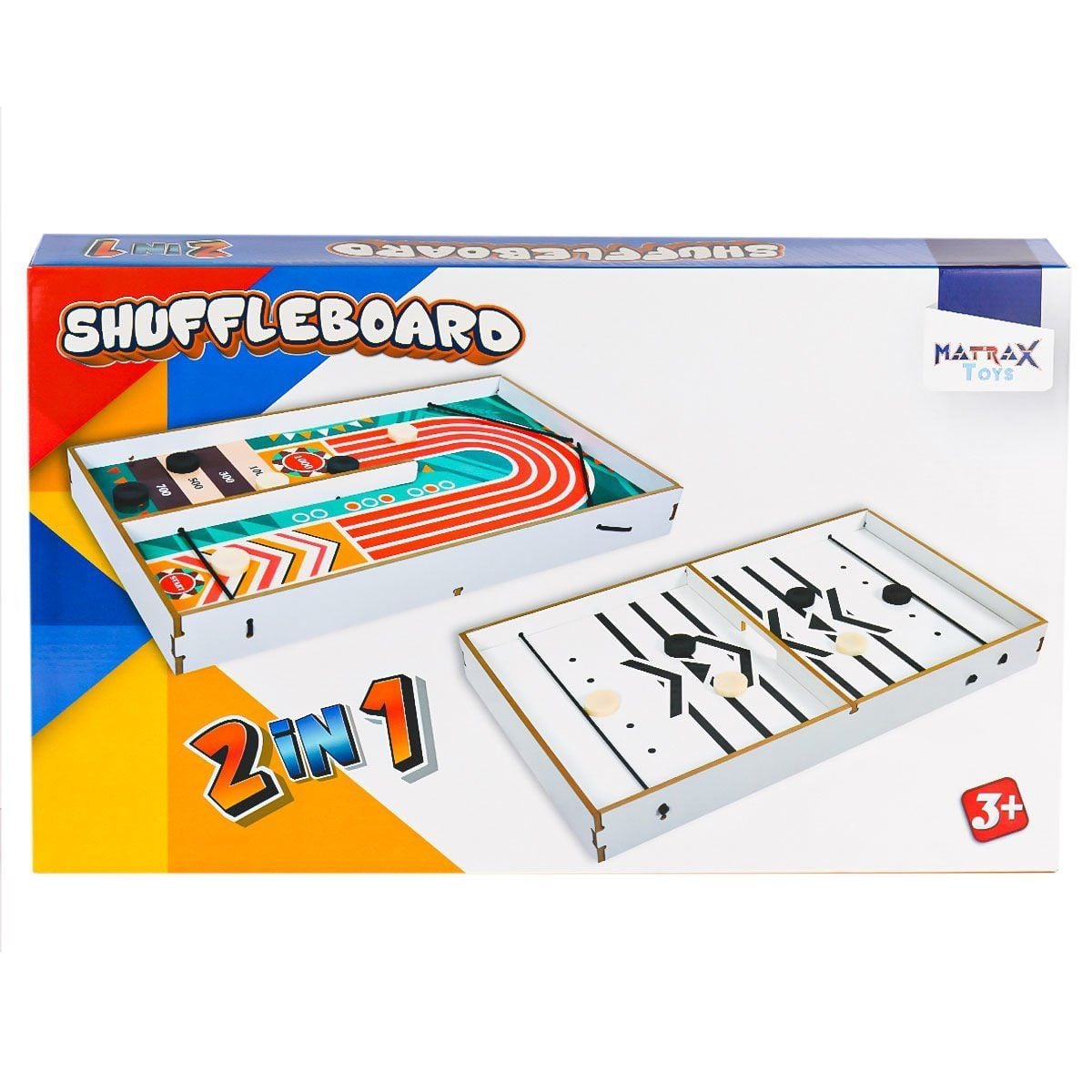 416 Shuffleboard Oyunu 2In1-Akçiçek Oyuncak
