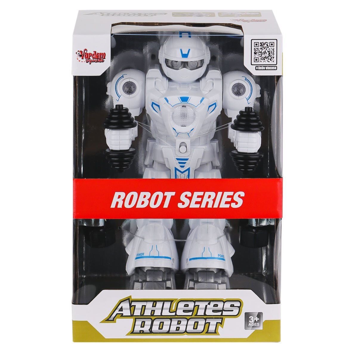 Df-6026 Işıklı Ve Müzikli Hareketli Atletik Sporcu Robot-Vardem Oyuncak