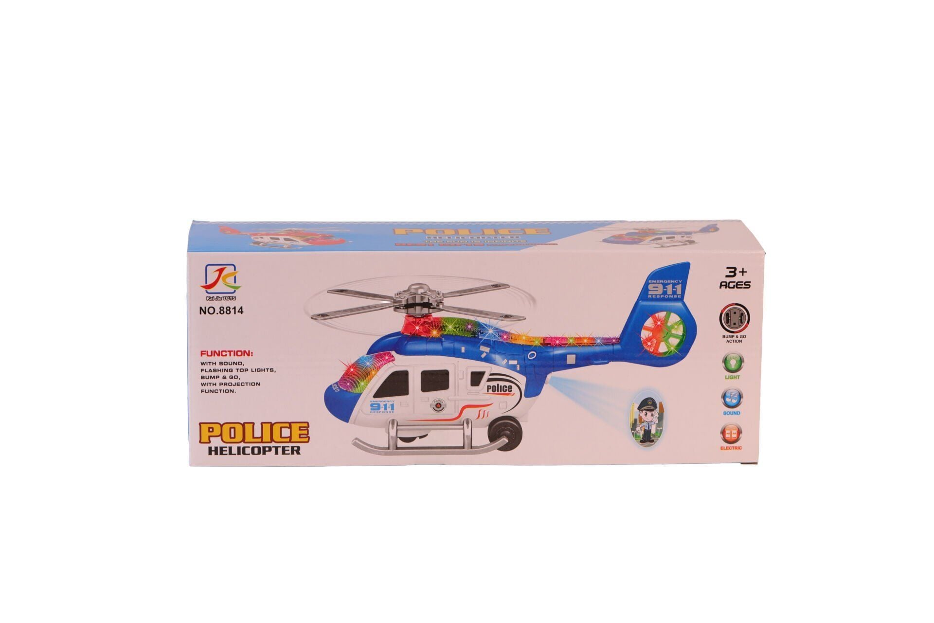 8814 Sesli̇ Işikli Çarp Dön Heli̇kopter 48