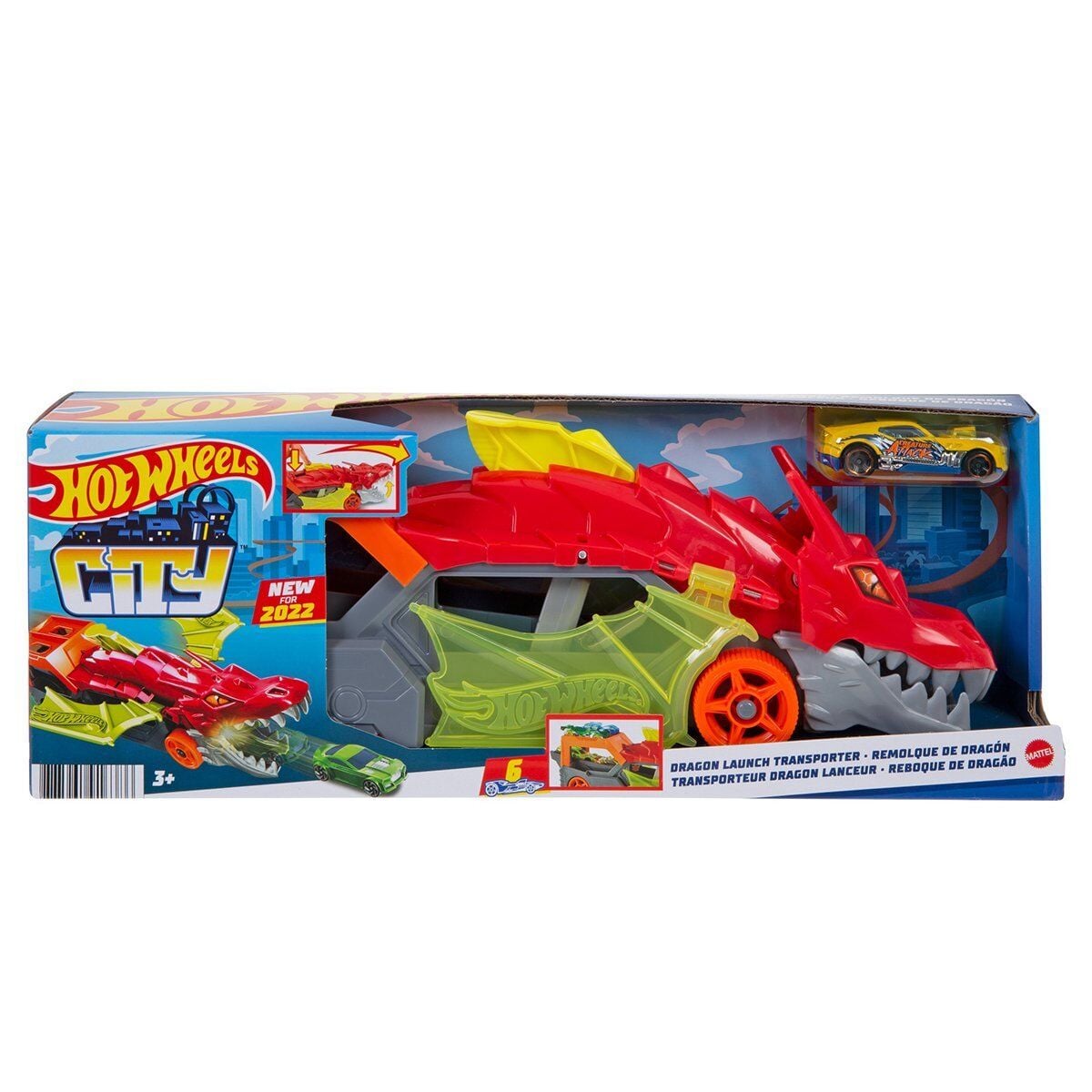 Gtk42 Hot Wheels Fırlatıcı Ve Taşıyıcı Ejderha