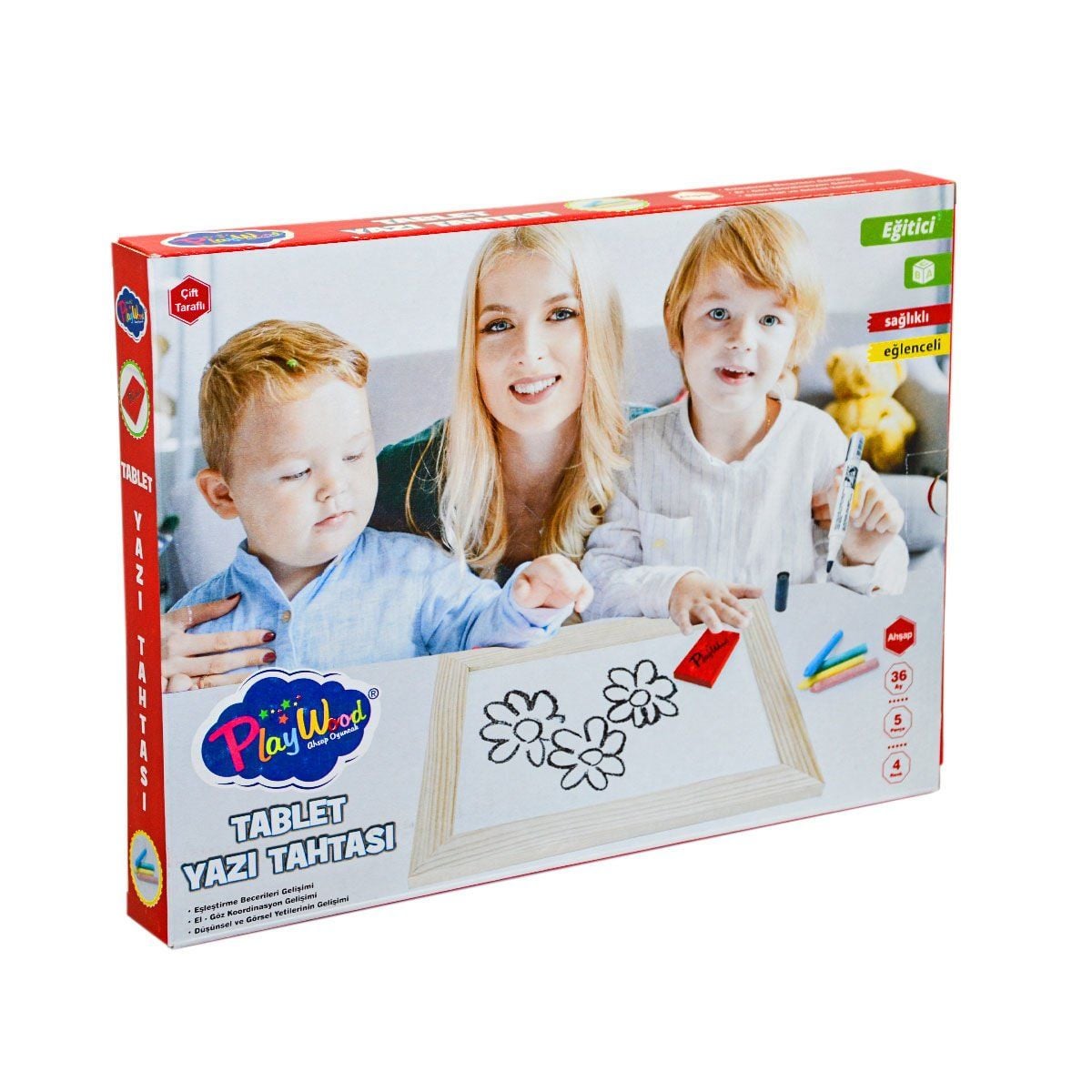 Ony-391 Ahşap Tablet Yazı Tahtası-Onyıl