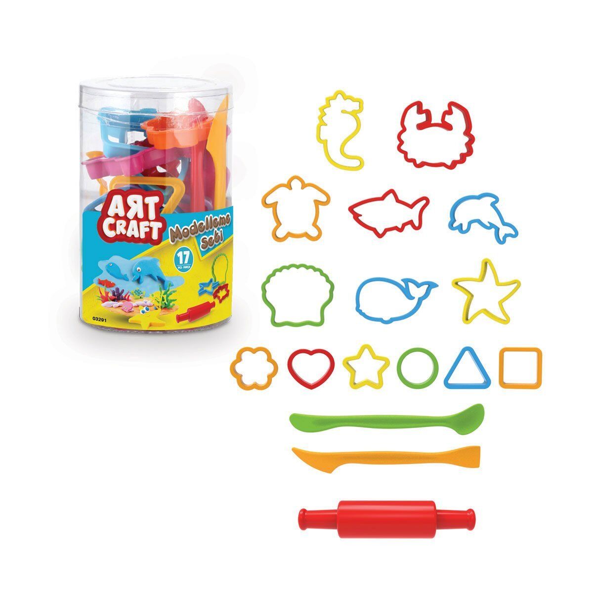 03291 Art Craft 17 Parça Modelleme Seti̇